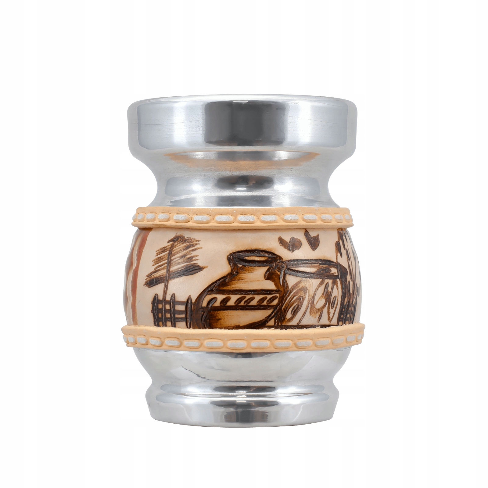 Levně Yerba Mate Nádoba Palo Santo Salvador Kůže 150 Ml