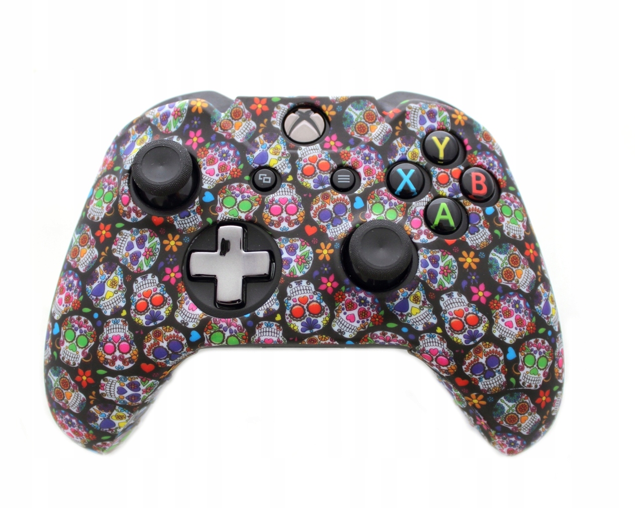 IRIS Silikonowy pokrowiec etui osłona case na pad do Xbox One [CZASZKI]