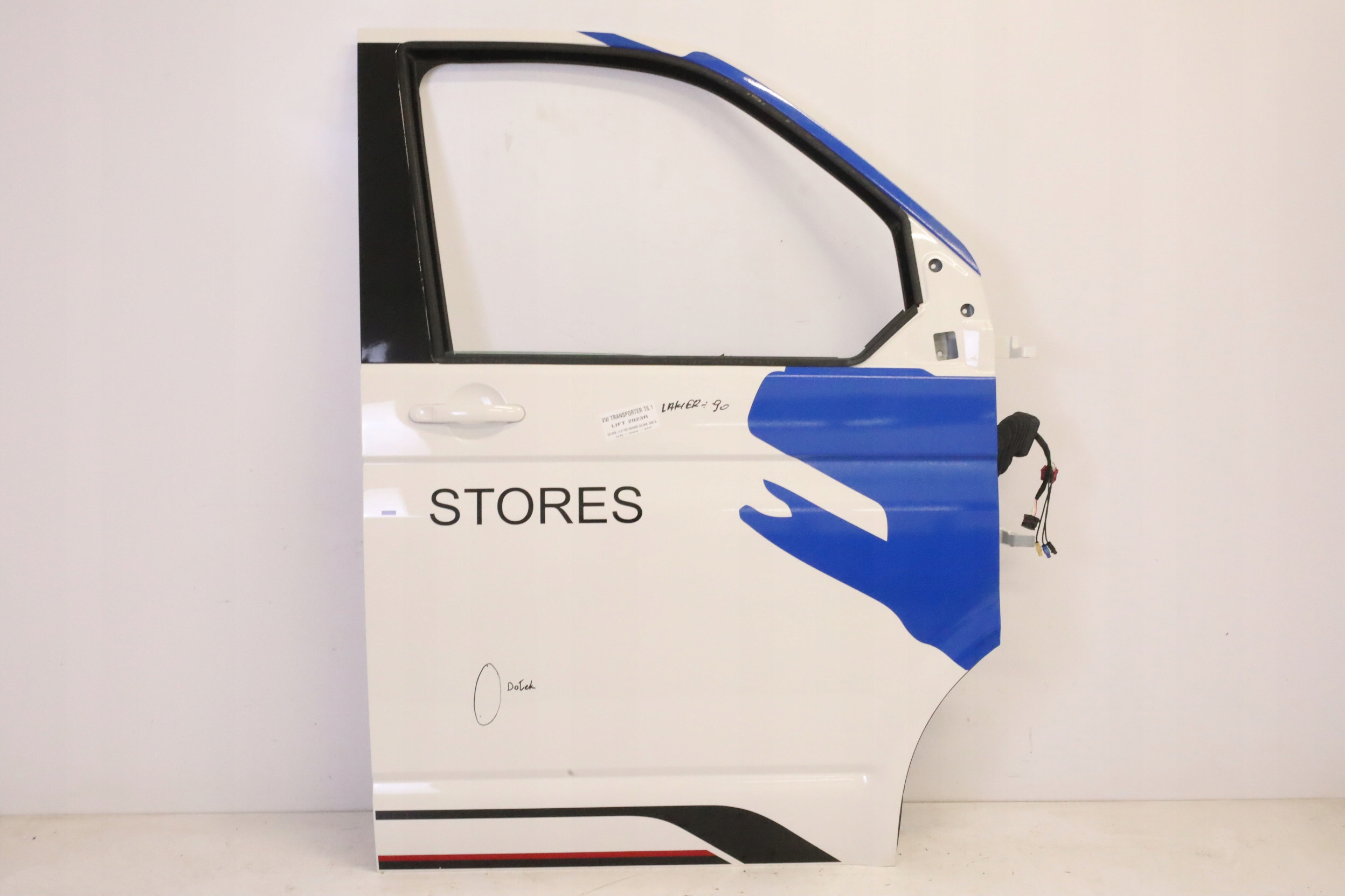 DRZWI PRAWE PRAWY PRZÓD PRZEDNIE VW TRANSPORTER T6.1 2023R LB9A