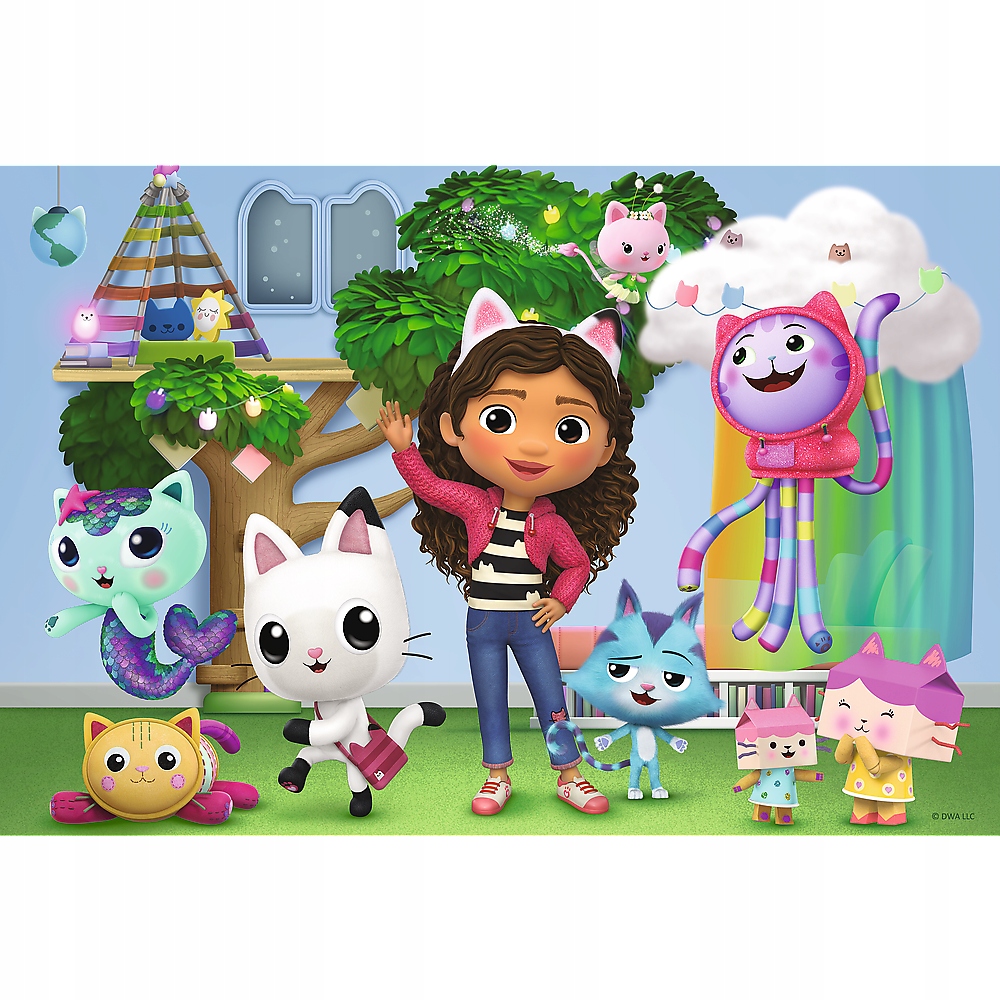 

Puzzle 100 Koci Domek Gabi Kotki Kot 6+ Trefl