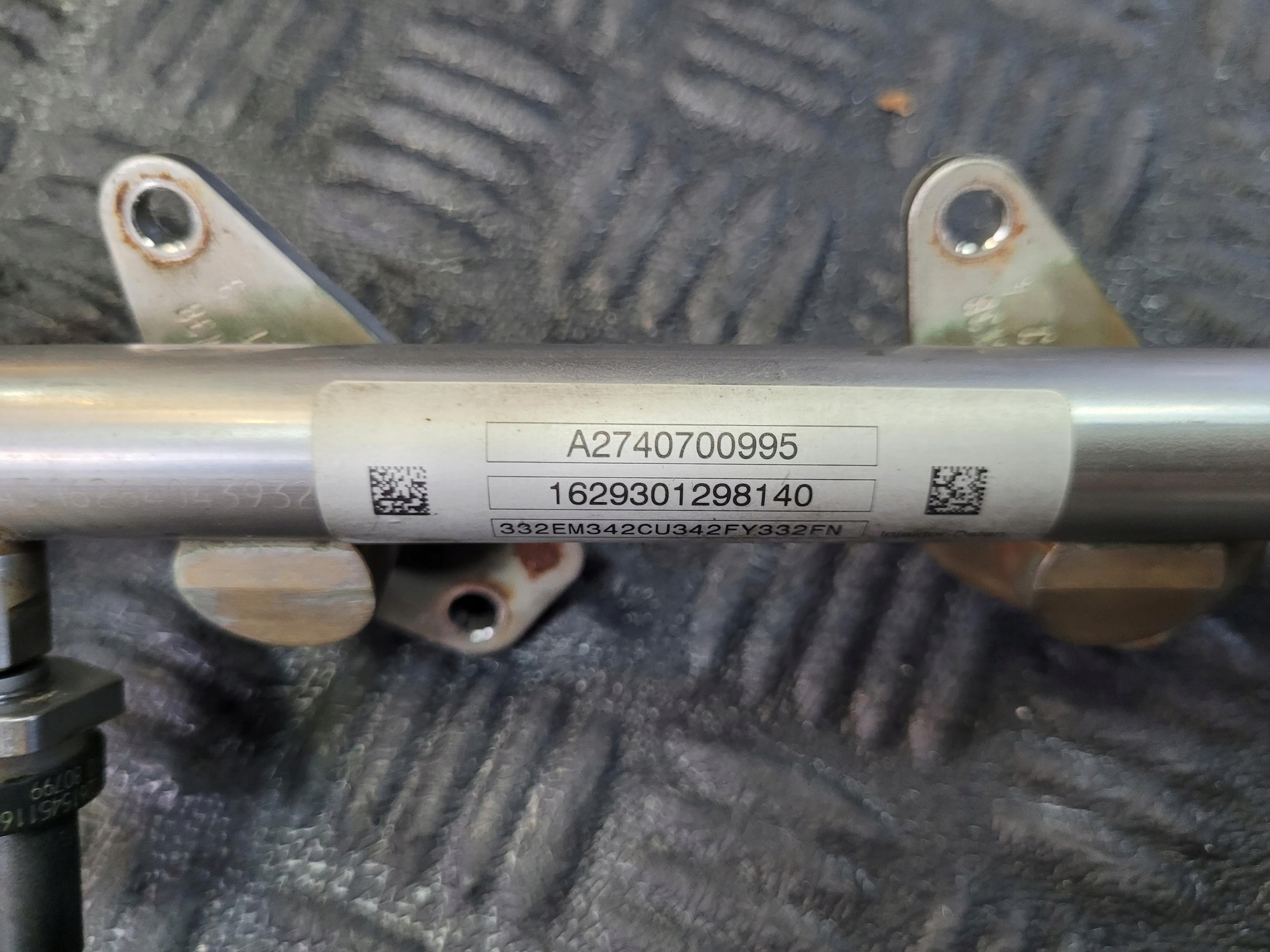 injection ramp sensor MERCEDES C 350 W205 S205 2.0 CGI HYBRID