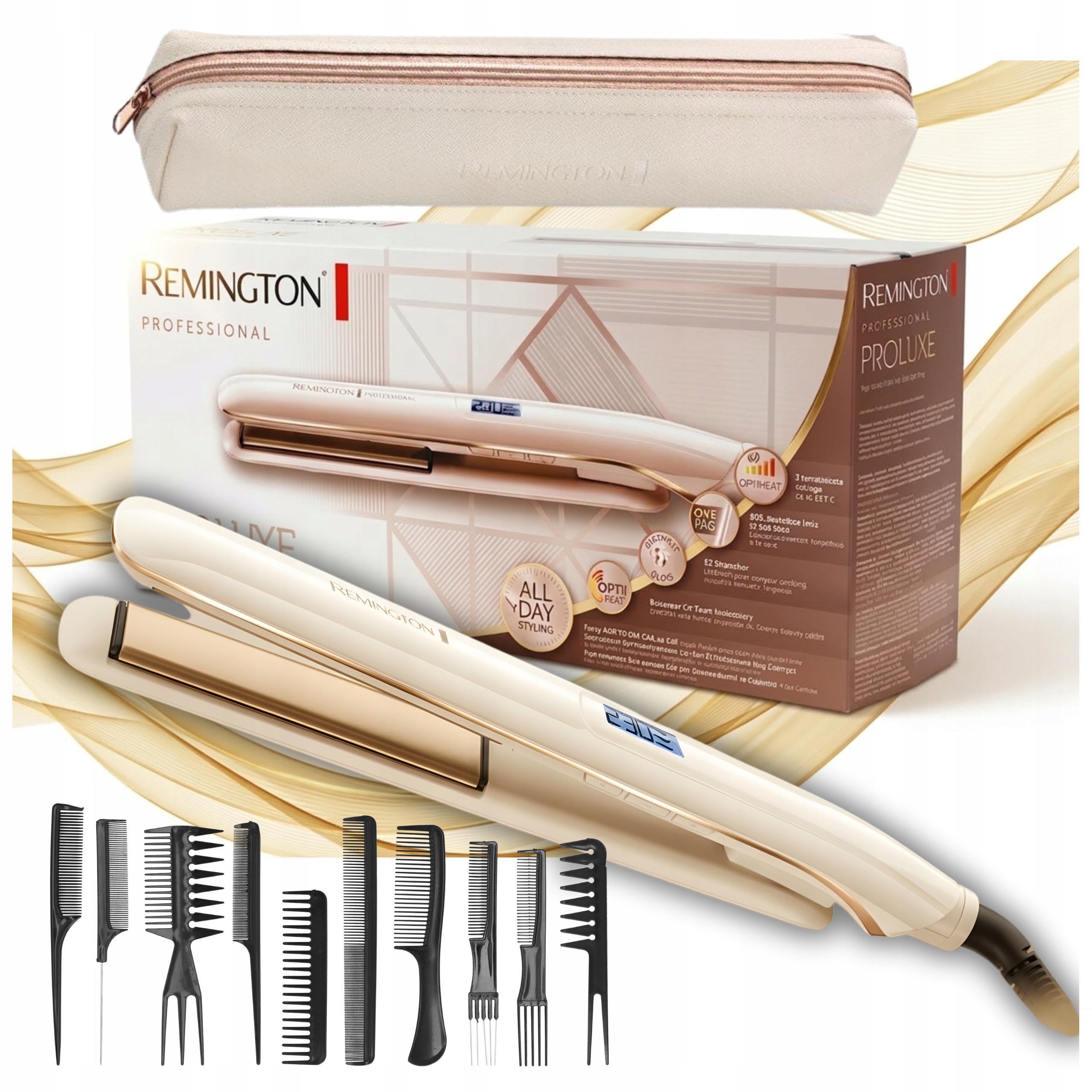 Prostownica Do Włosów Remington Ceramiczna Szybkie Nagrzewanie Mocna