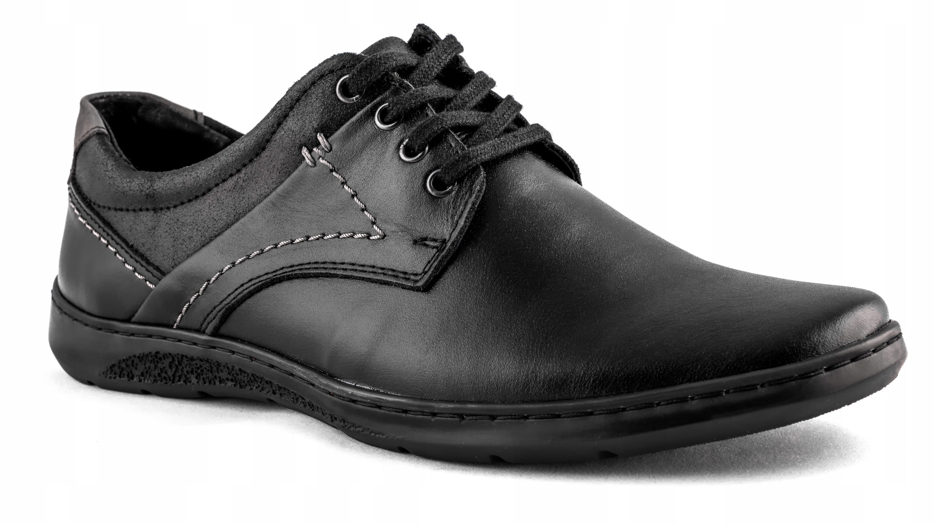 

Półbuty męskie Polskie buty skórzane szyte 41