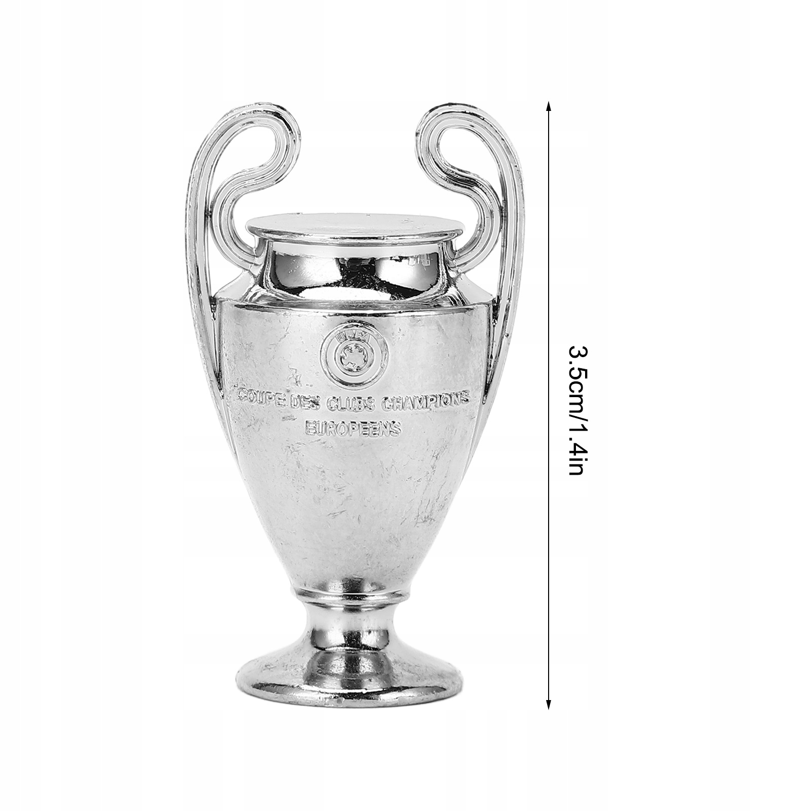 REPLIKA MINIATURA PUCHARU LIGA MISTRZÓW UEFA Wysokość 3.5 cm