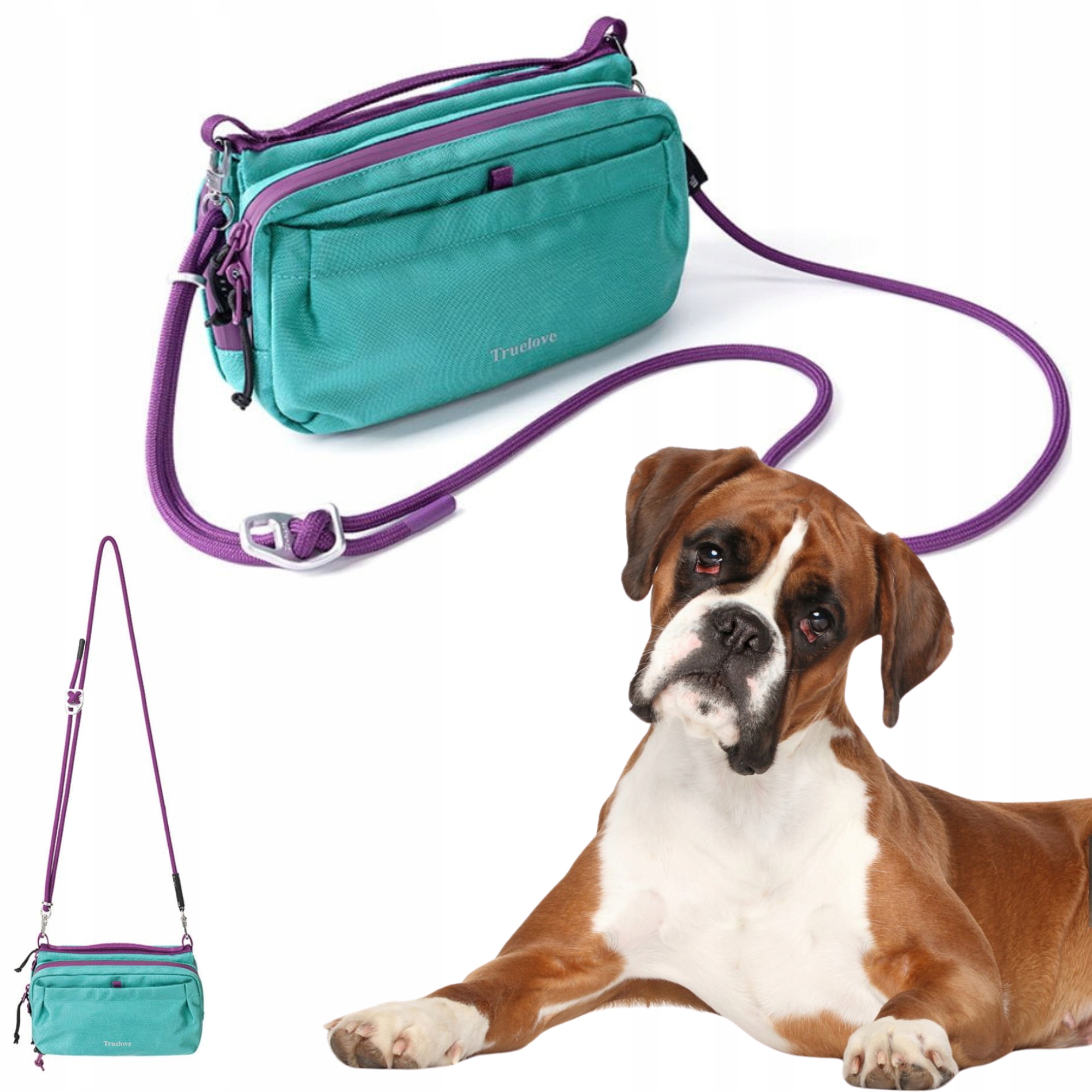 Levně Malá Vycházková Kabelka Přes Rameno Truelove City Break Medium Cordura Tyrkysová