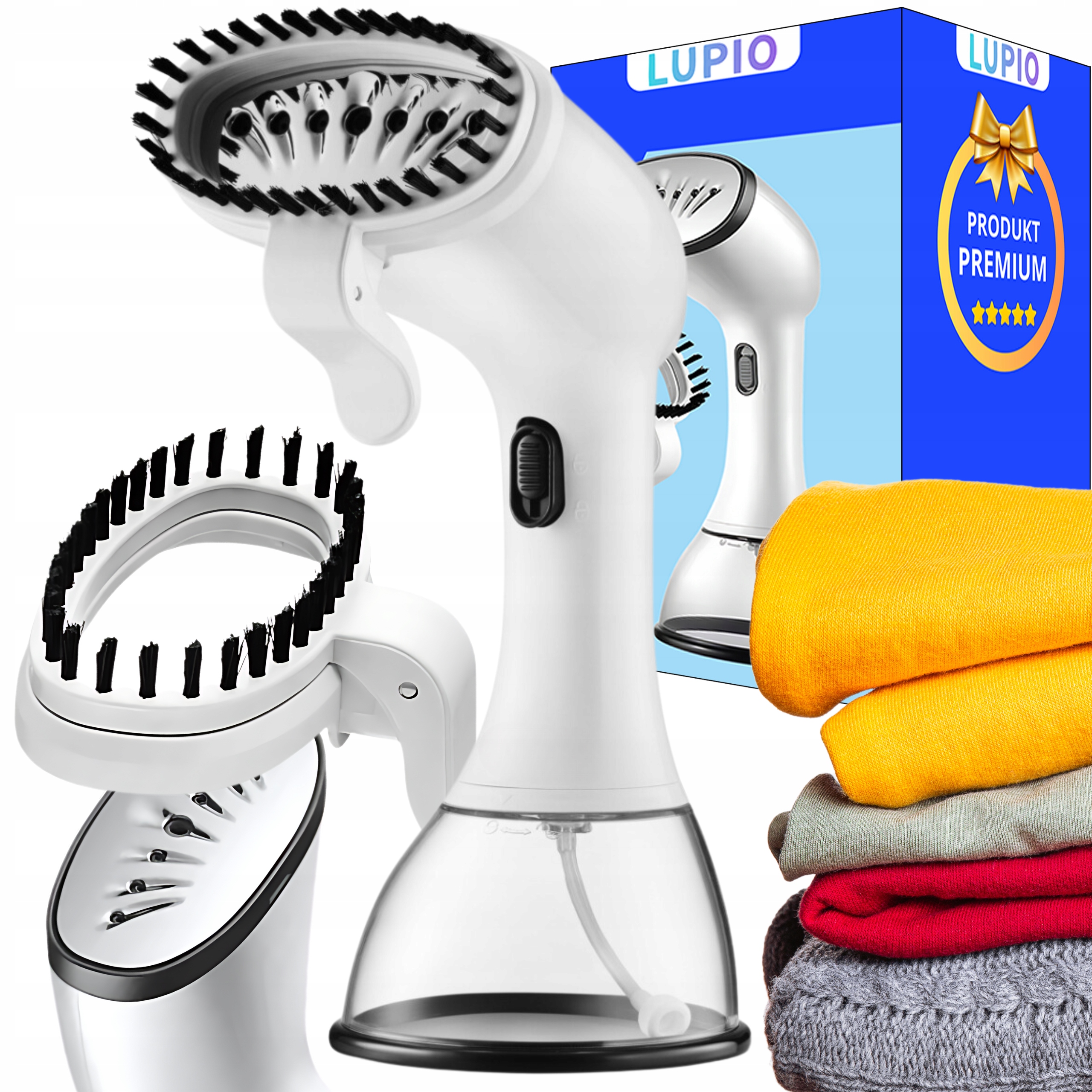 Parownica Do Ubrań Żelazko Parowe Steamer Ręczny 2000W Regulacja Pary HY128