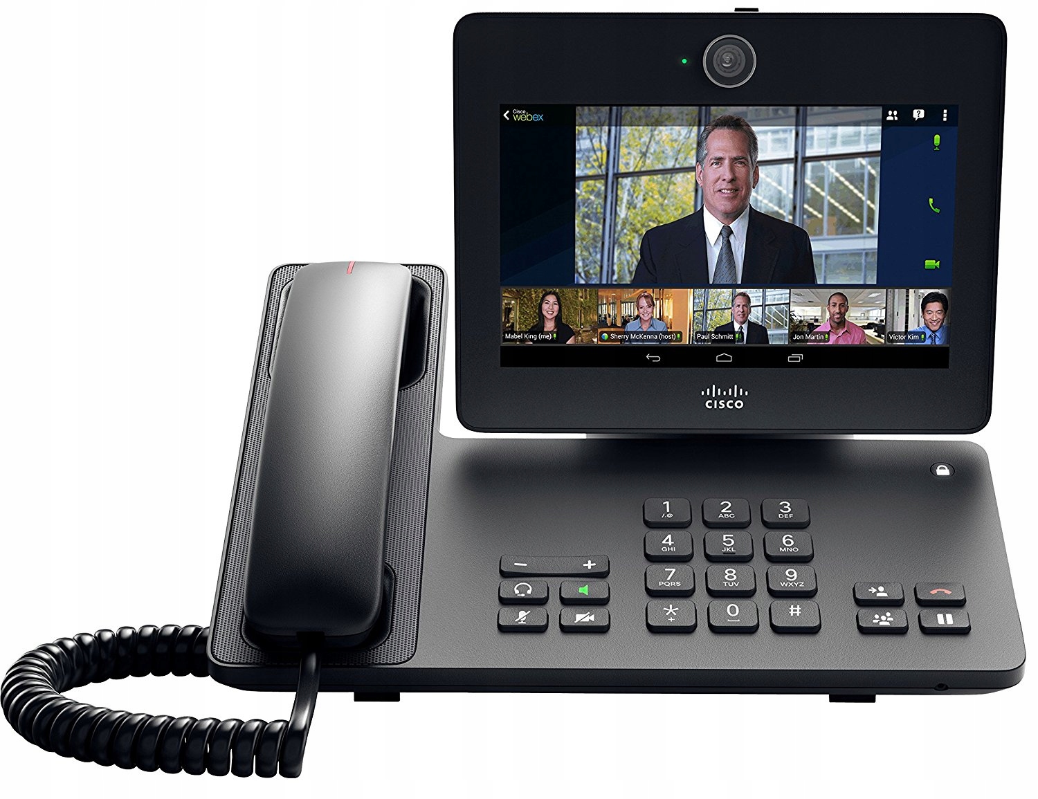 Ip VoIP telefon s dotykovou kamerou s displejem 7“ Cisco CP-DX650-K9 Hd Video