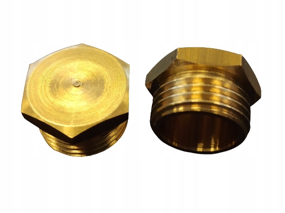 

Korek mosiężny 1/2" mosiądz