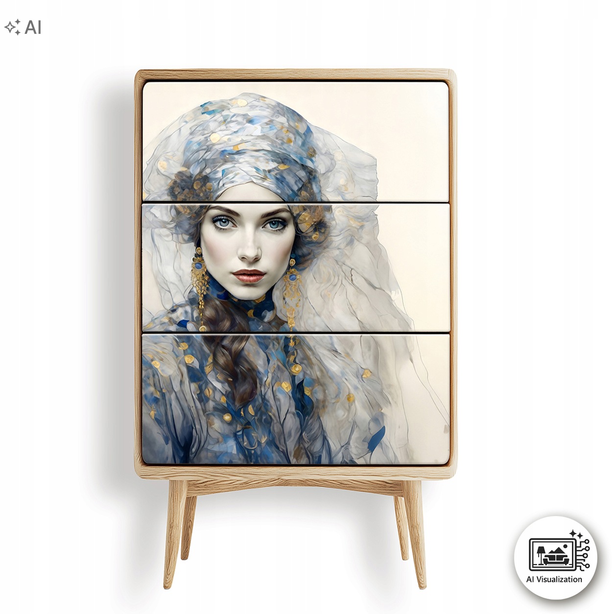 Sada nábytkového papíru pro decoupage FPA1014 Inspired by Klimt