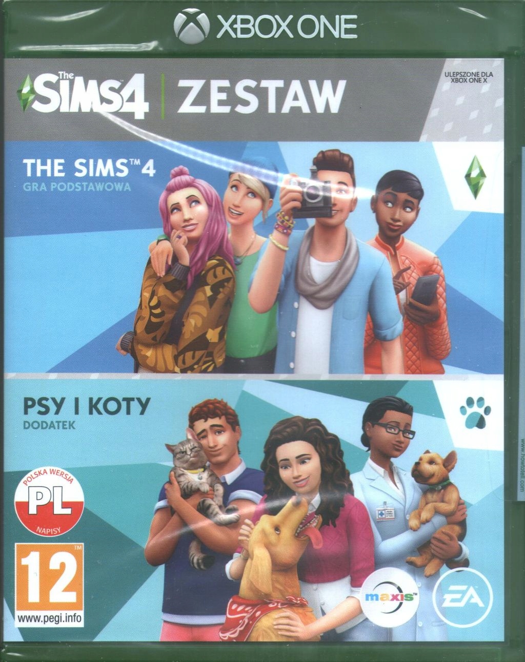 SIMS 4 PODSTAWA + PSY I KOTY - PL - nowa, folia! Tematyka symulacje