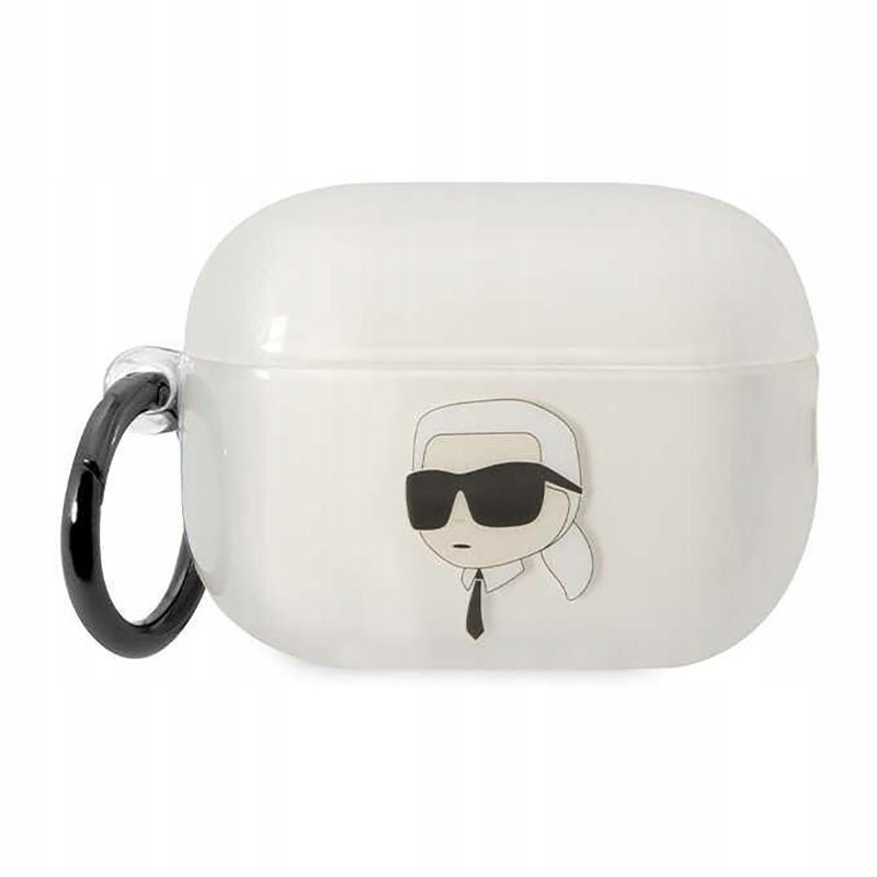 Karl Lagerfeld Nft Ikonik Karl Head Pouzdro na AirPods Pro 2 průhledný