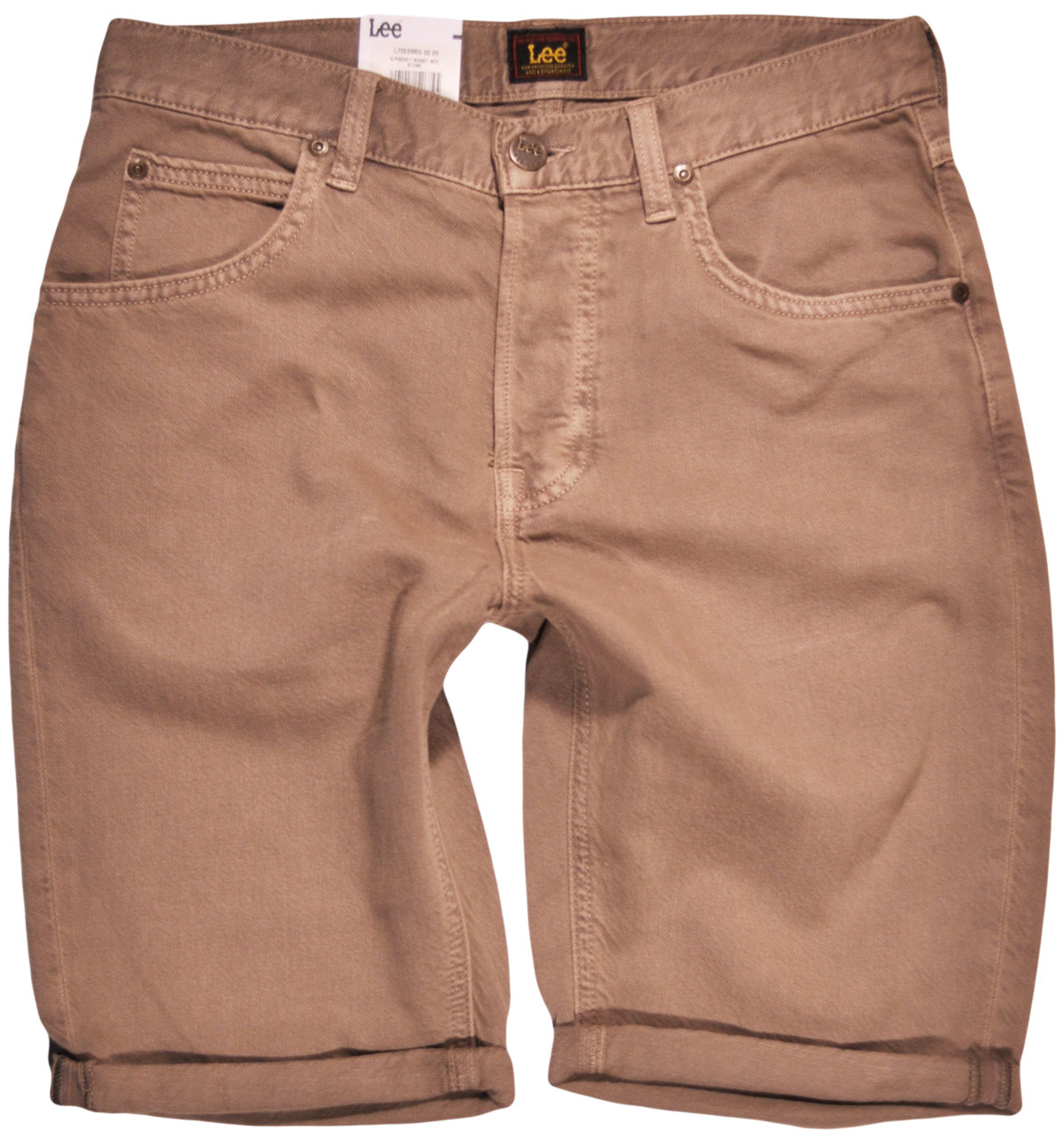Lee kraťasy Regular hnědé 5 Pocket jeans Short W29
