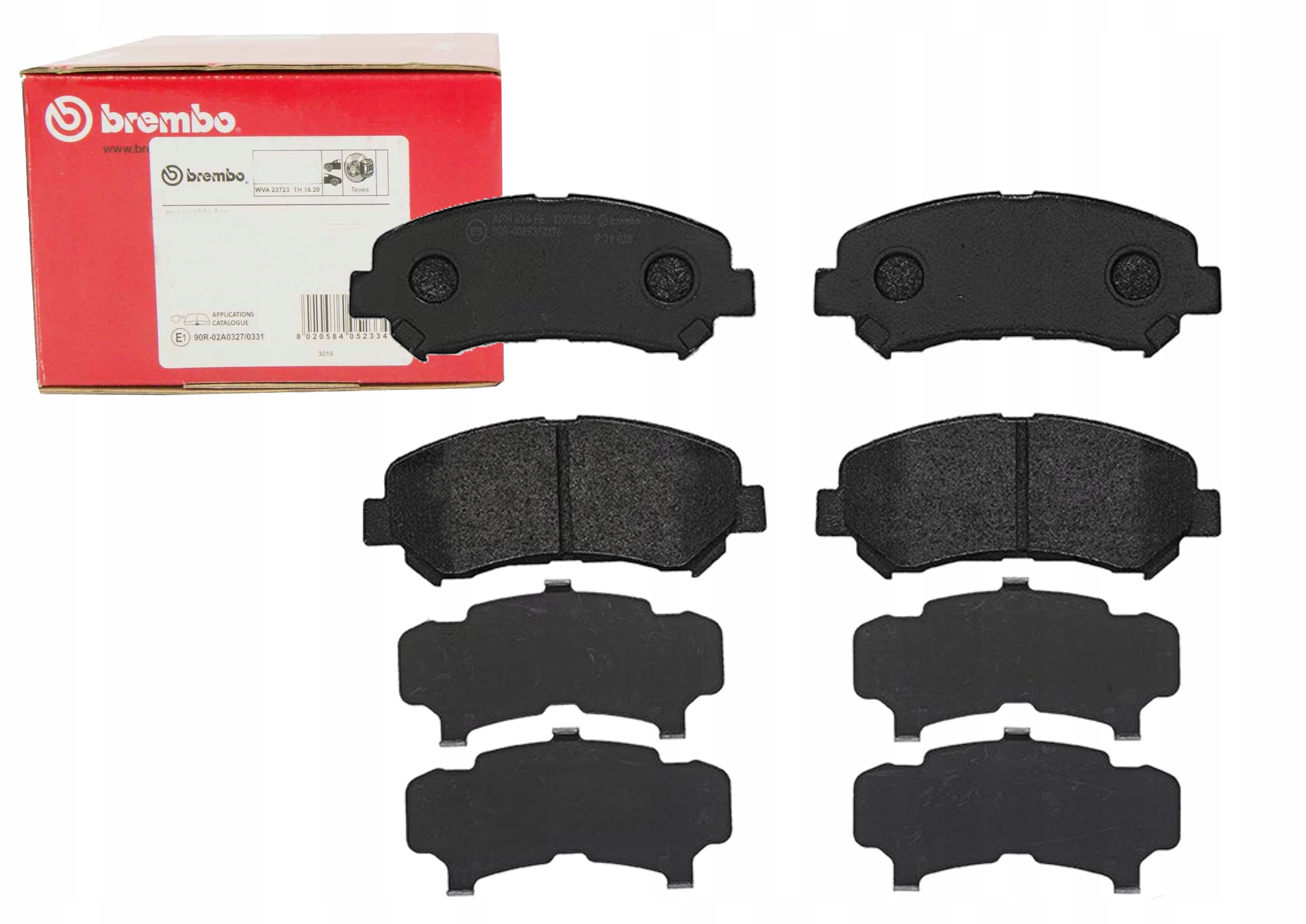 

Brembo Klocki Przód Przednie Do Nissan Qashqai
