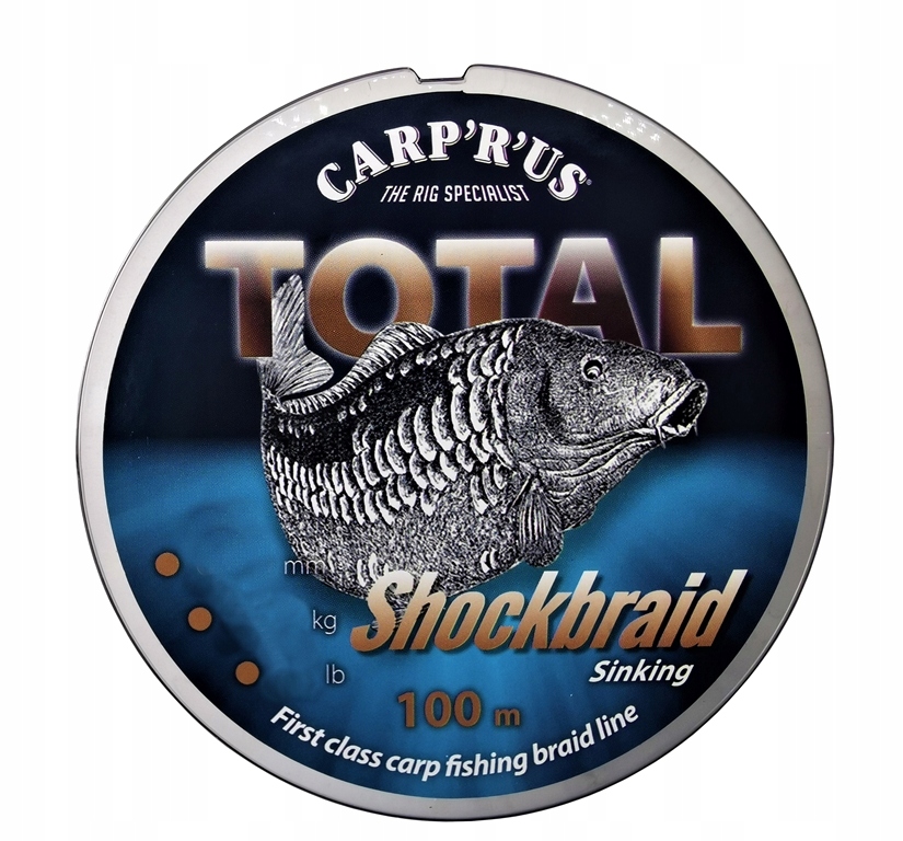 Carp'r'us Plecionka Strzałowa ShockBraid 0.41mm 50lb 100m