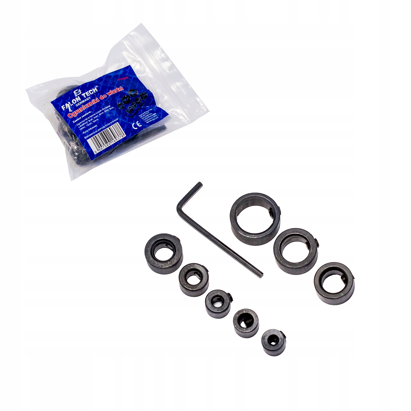 OGRANICZNIKI GŁĘBOKOŚCI WIERCENIA WIERTŁA 3-16mm