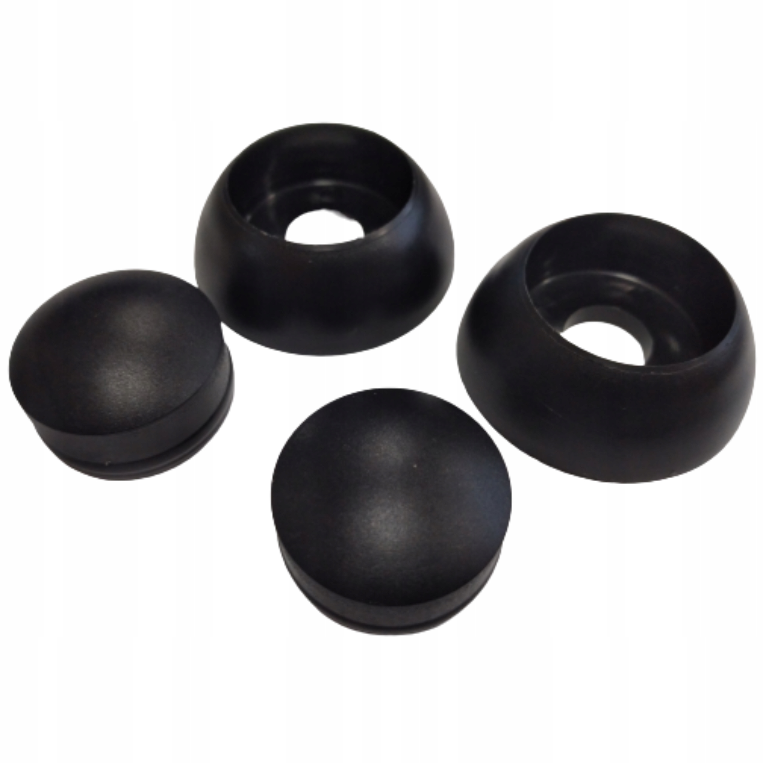 Záslepka kryt šrouby dvoudílná M8 Černá 50 Ks