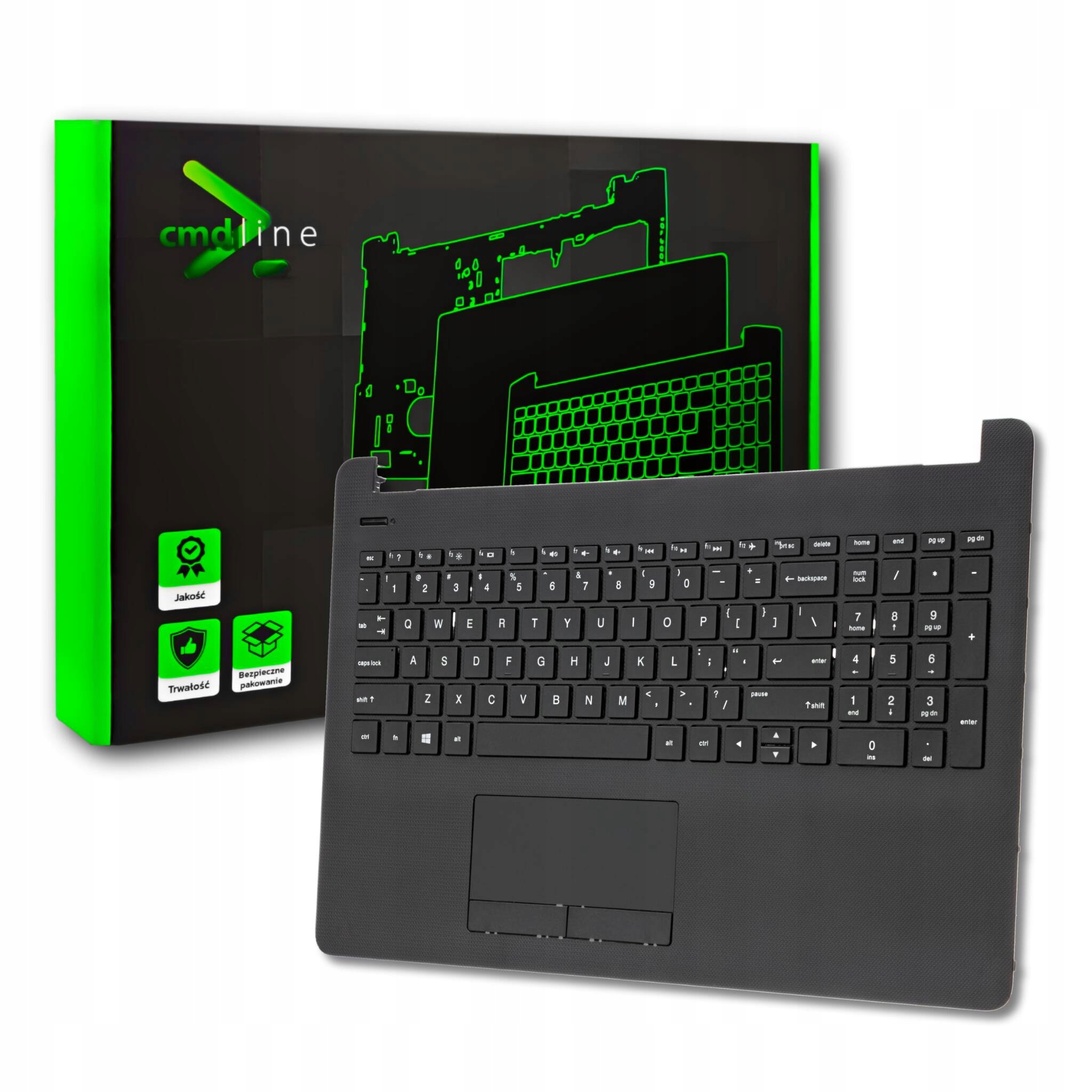 Palmrest Klawiatura Do Hp 250 255 (G6) Blk