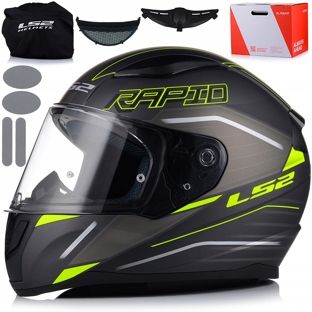 Motocyklová Prilba LS2 FF353 Rapid II Rokku System Pinlock Ecer 22.06 Xs