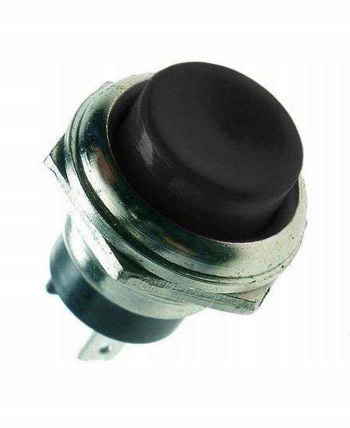 Przełącznik chwilowy OFF-(ON) reset czarny PBS-26BB, PBS26B/B Kod producenta PBS26BB