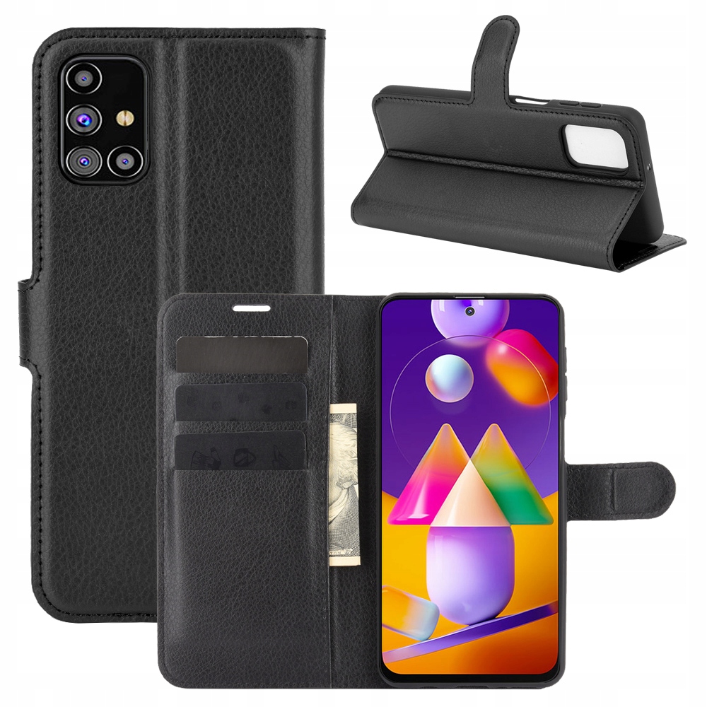

Etui Portfel Litchi Case Do Samsung Galaxy M31S