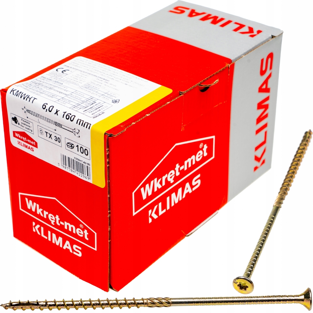 

Wkręty ciesielskie Tx 6x160 do drewna osb 100szt