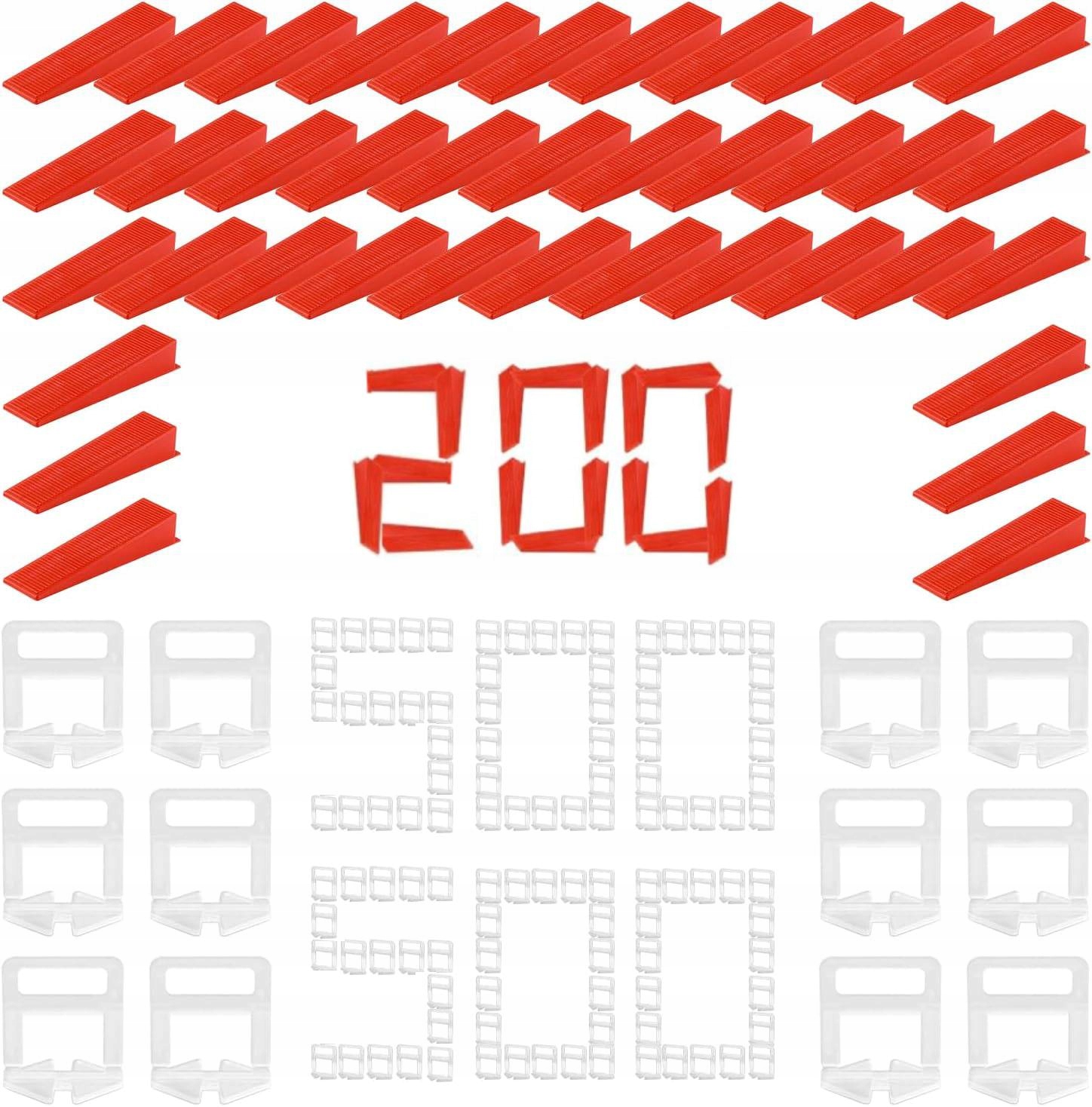 Sada Pro Systém Vyrovnávání Dlaždic 1000 Klipů 1.5 mm 200 Klínů Kleště