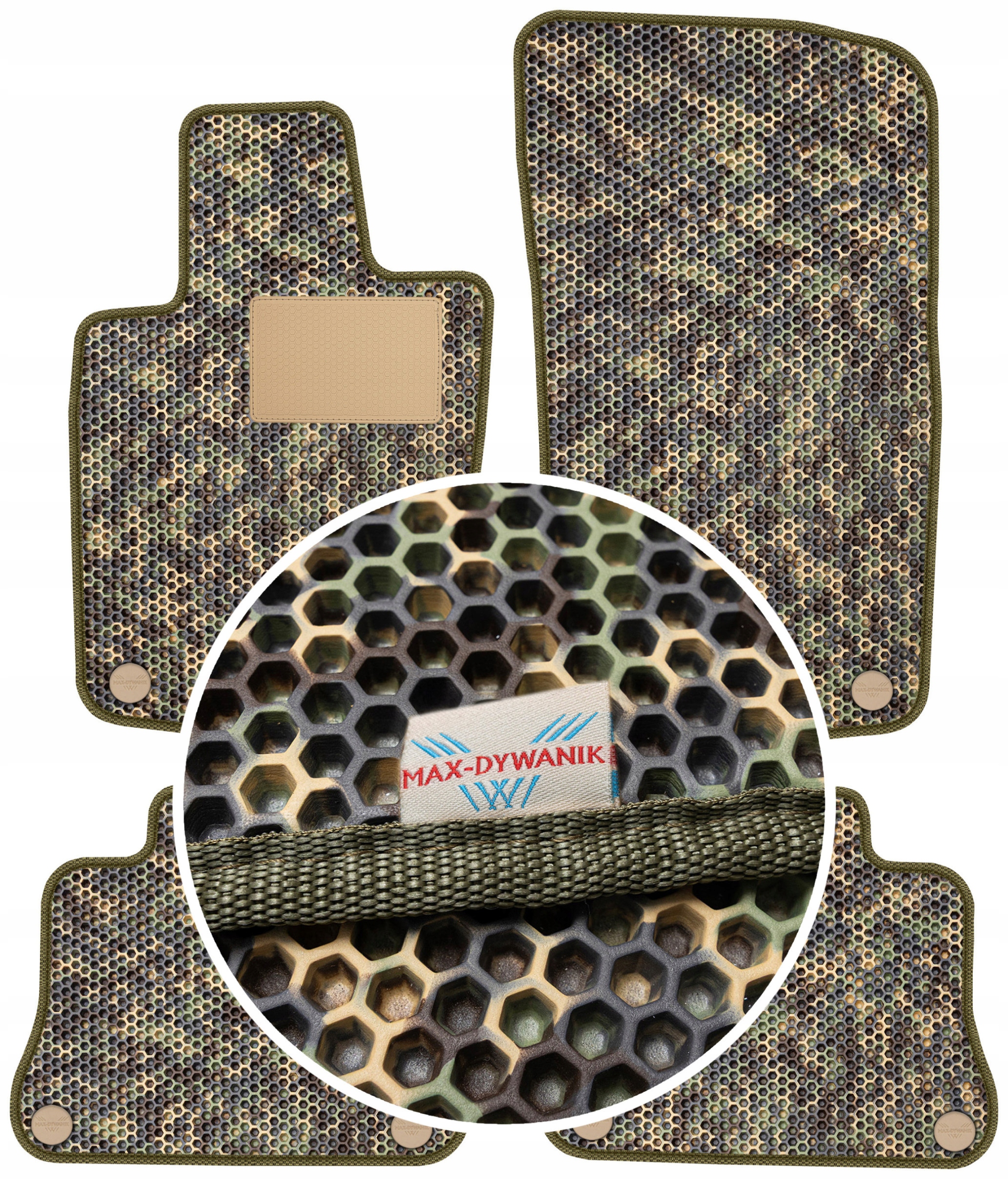 Porsche Panamera II 2009-2016 Gumové rohože do auta Eva Moro