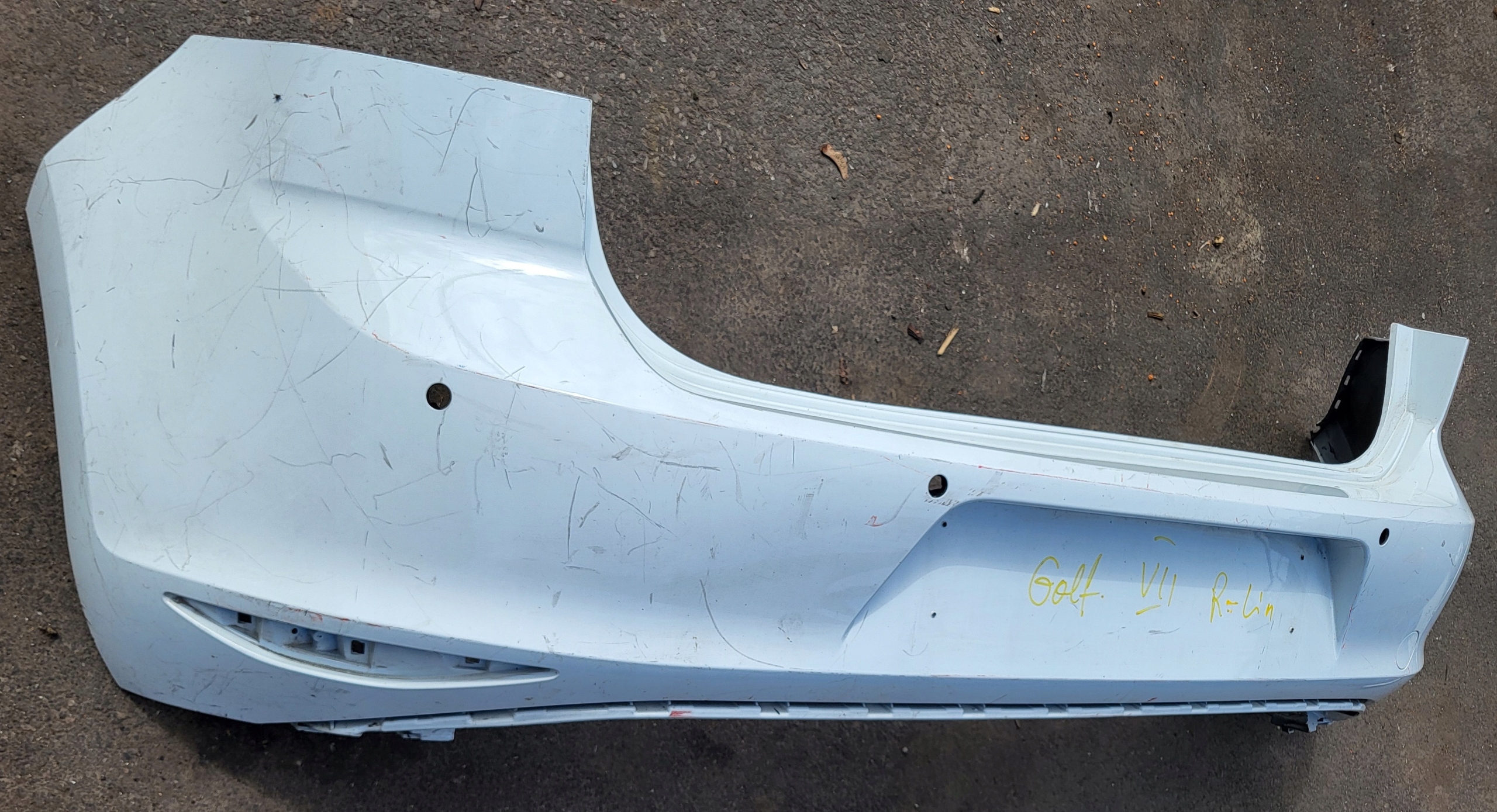 Stoßstange hinten heck Abschleppöse VW GOLF VII 7 5G HB OE