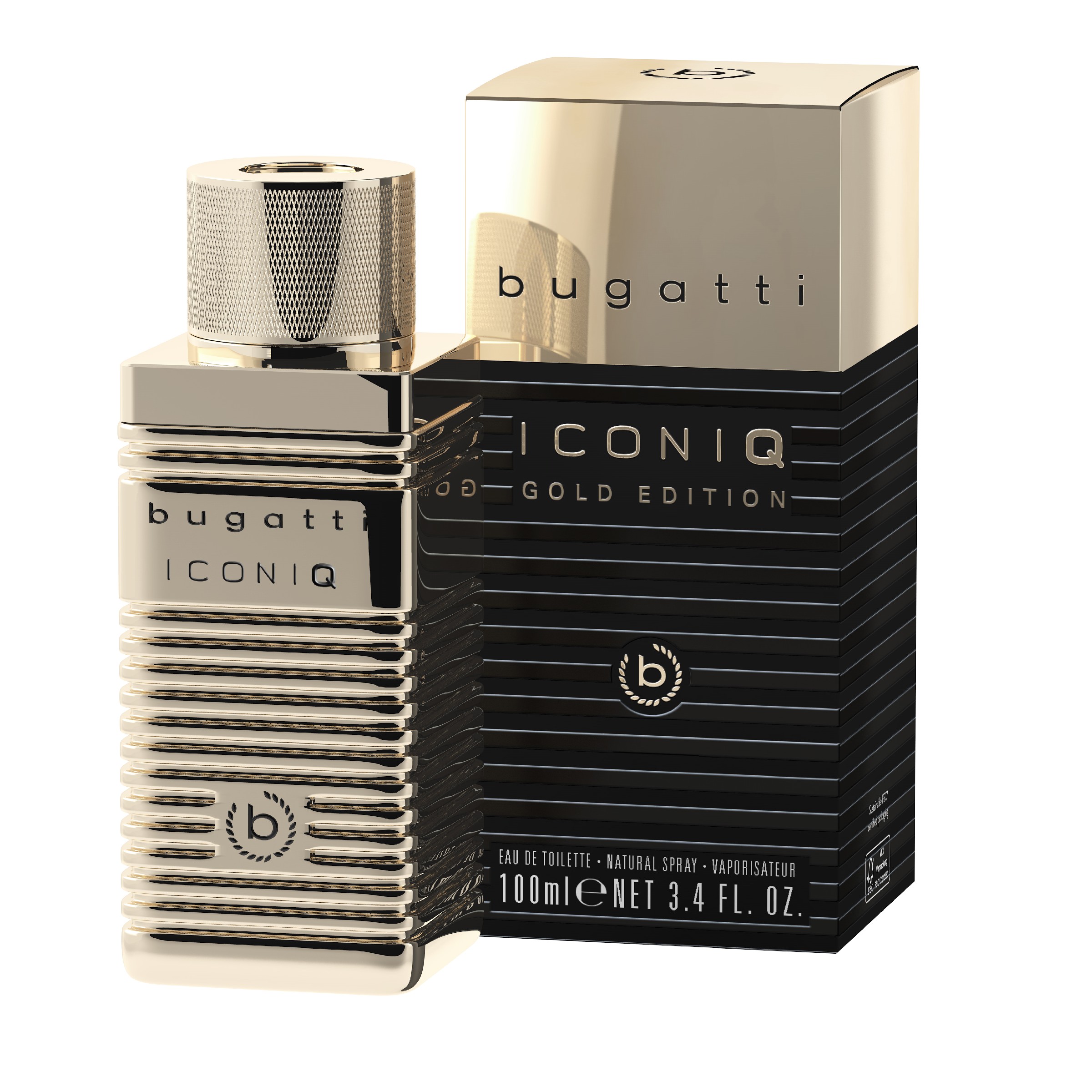 Bugatti Iconiq Gold Toaletní voda pro muže 100 ml