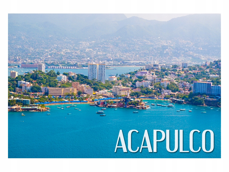 

Meksyk Acapulco Panorama Magnes na lodówkę