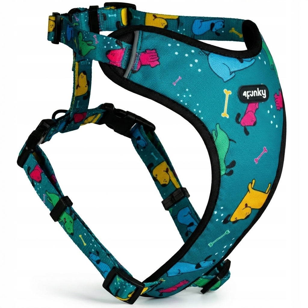 Levně Postroj guard comfort pro malého psa Barevný a beztlakový PawtyVibes S