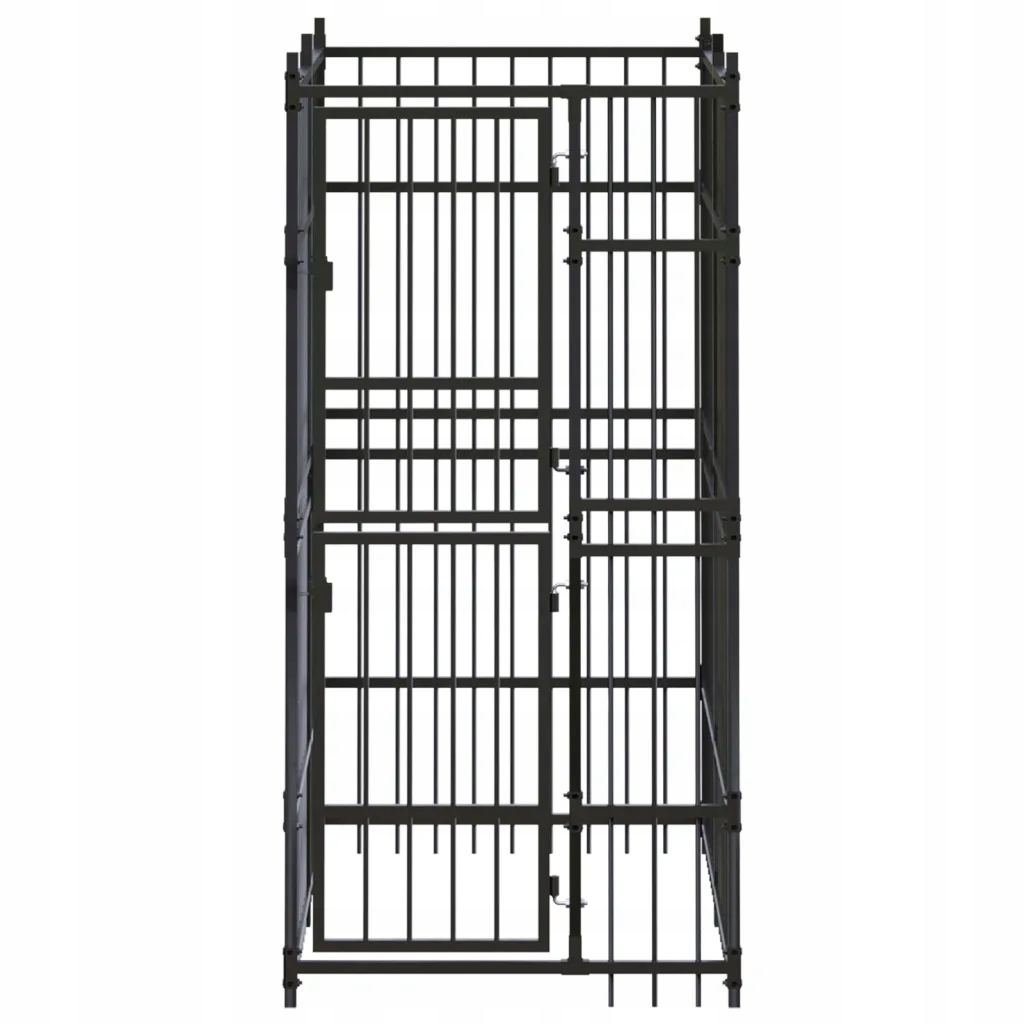 Levně Kotec venkovní pro psa, ocelová, 1,84 m²