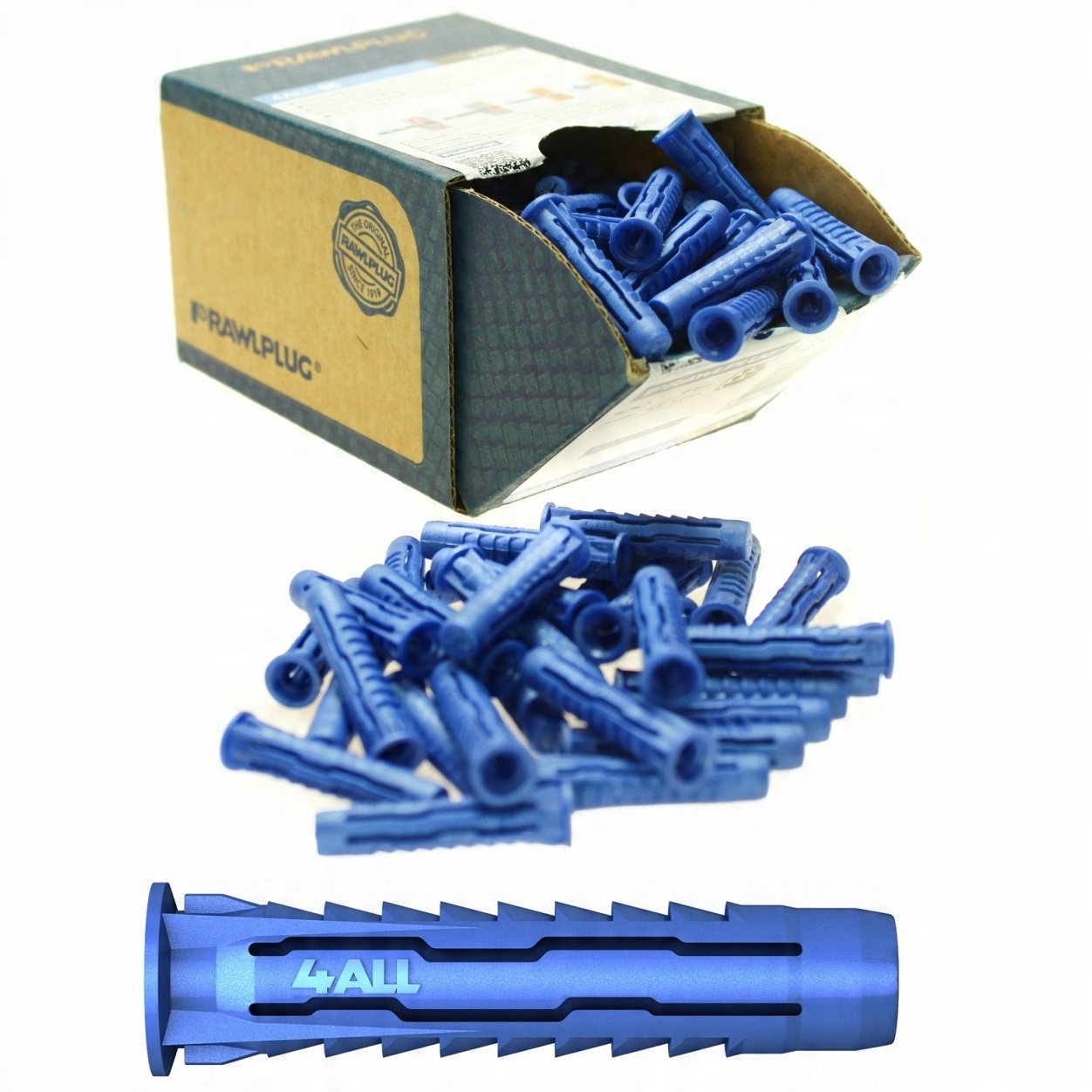 

Rawlplug Kołek Kołki Rozporowe 4ALL 6x30mm 100szt.