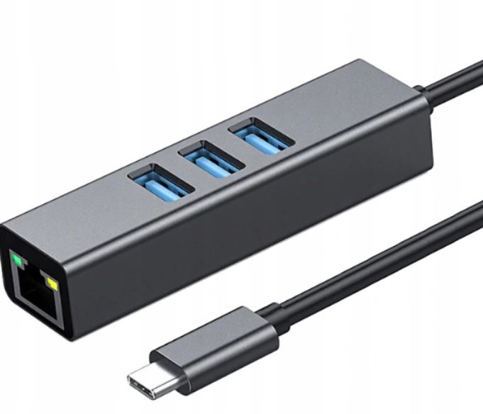 

Karta Sieciowa Hub Usb C Gigabit Lan 1000Mb RJ45