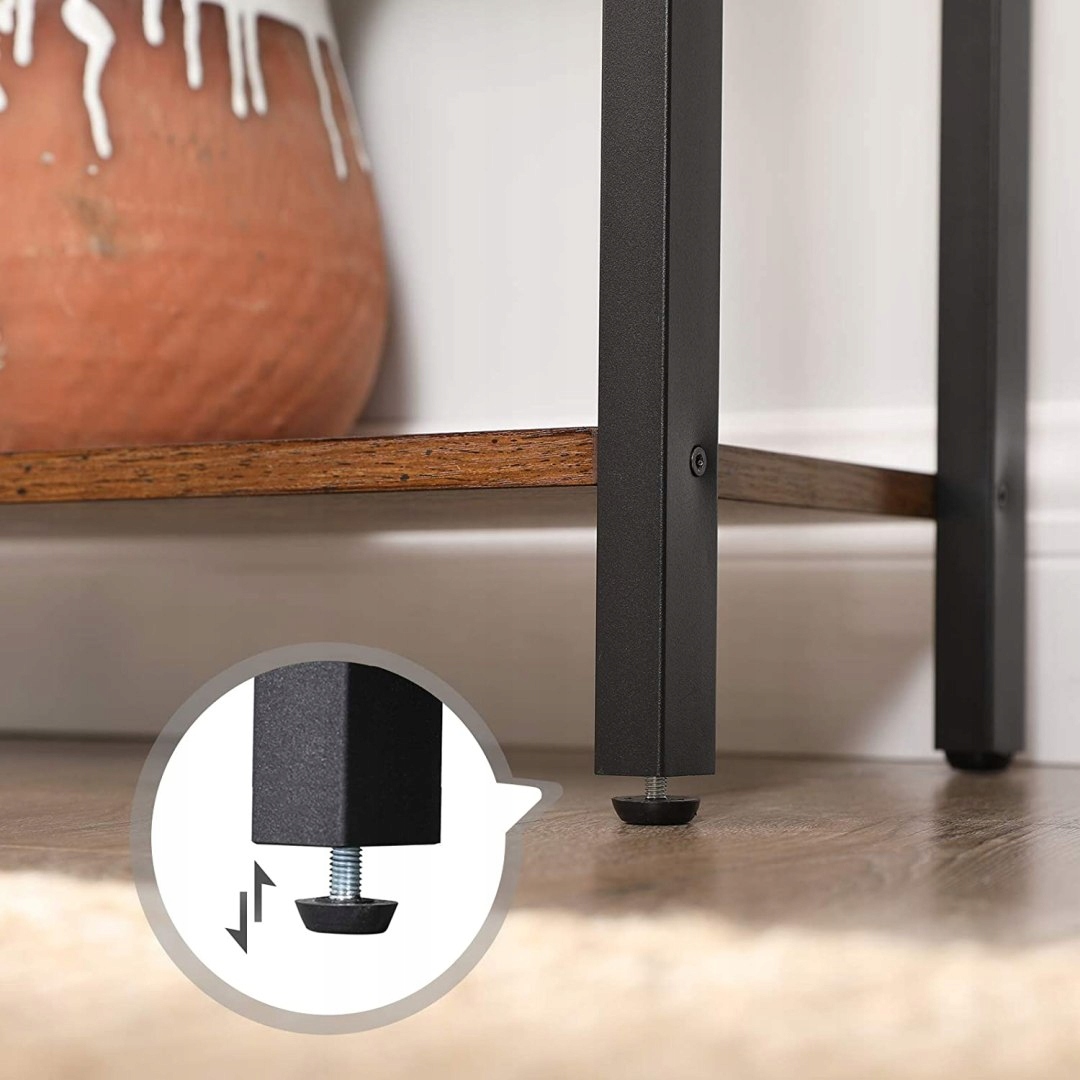 REGAŁ LOFTOWY Z PÓŁKAMI NOWOCZESNY METALOWA RAMA Kolekcja Loft, industrial