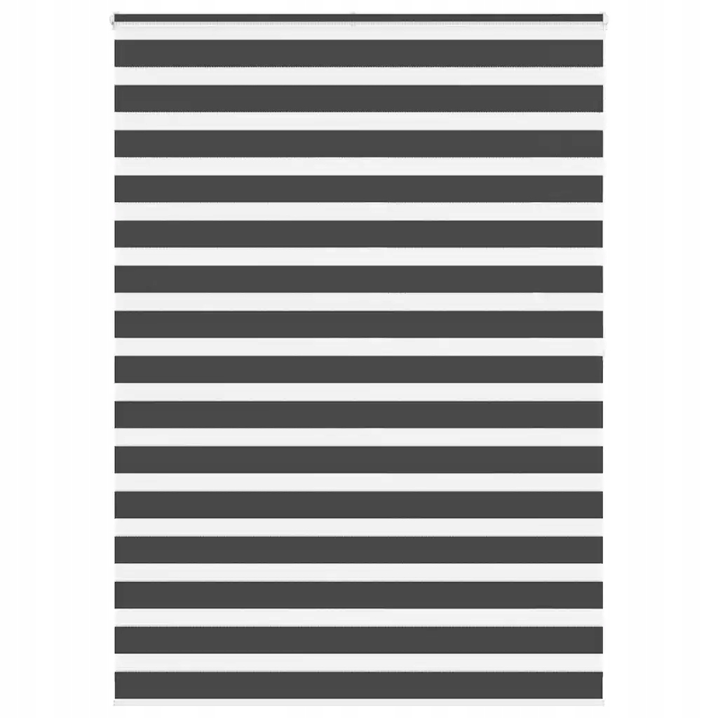 vidaXL Zebra roleta černá 160x200 cm šířka látky 155,9 cm polyester