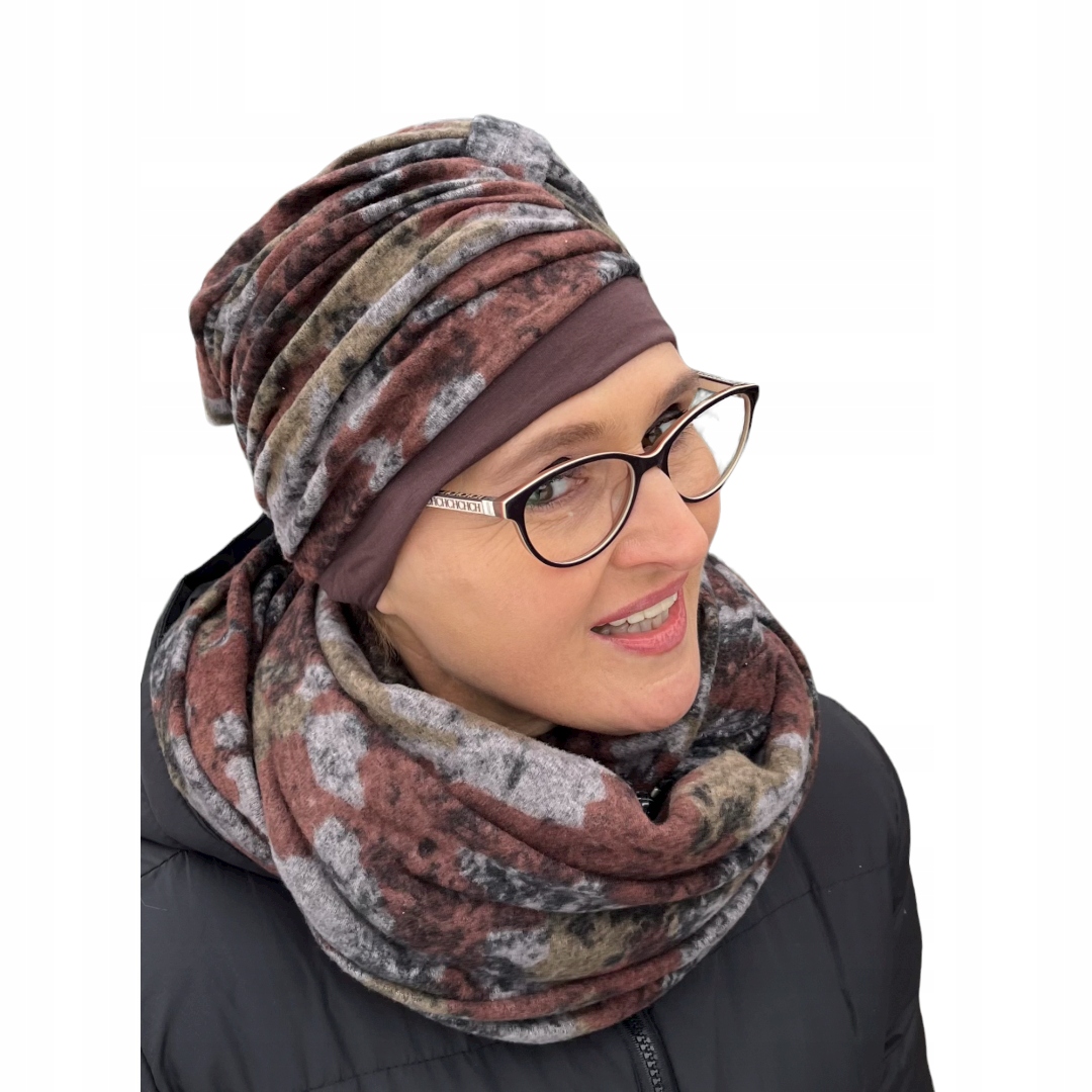 

Komplet Turban Ela 25-281 i komin na jesień zime