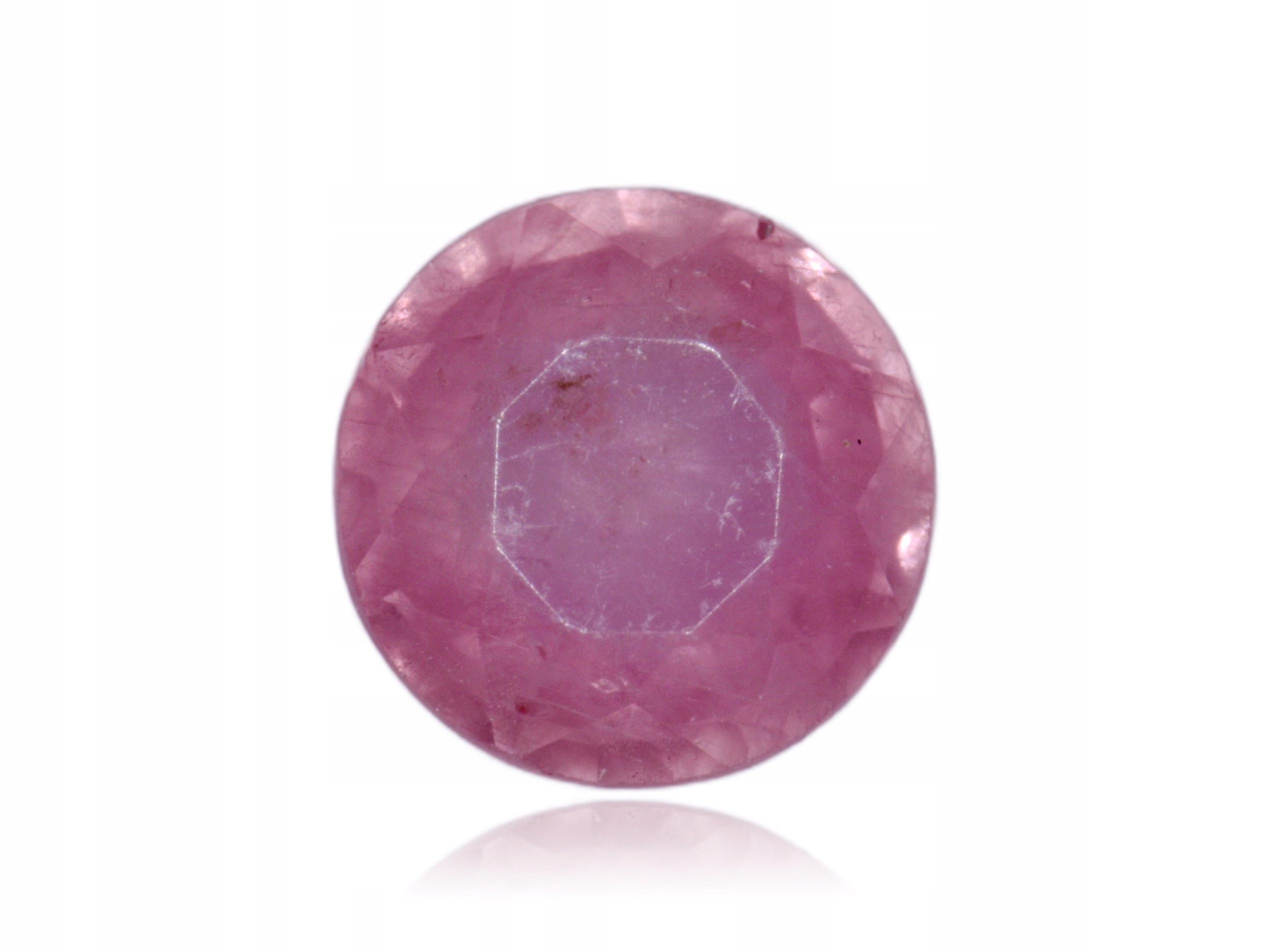 Safír 0.28ct Růžový Kulatý eCertifikát Wbd