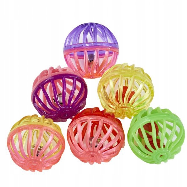 

Plastikowa piłeczka z dzwoneczkiem 3,8cm 1 szt