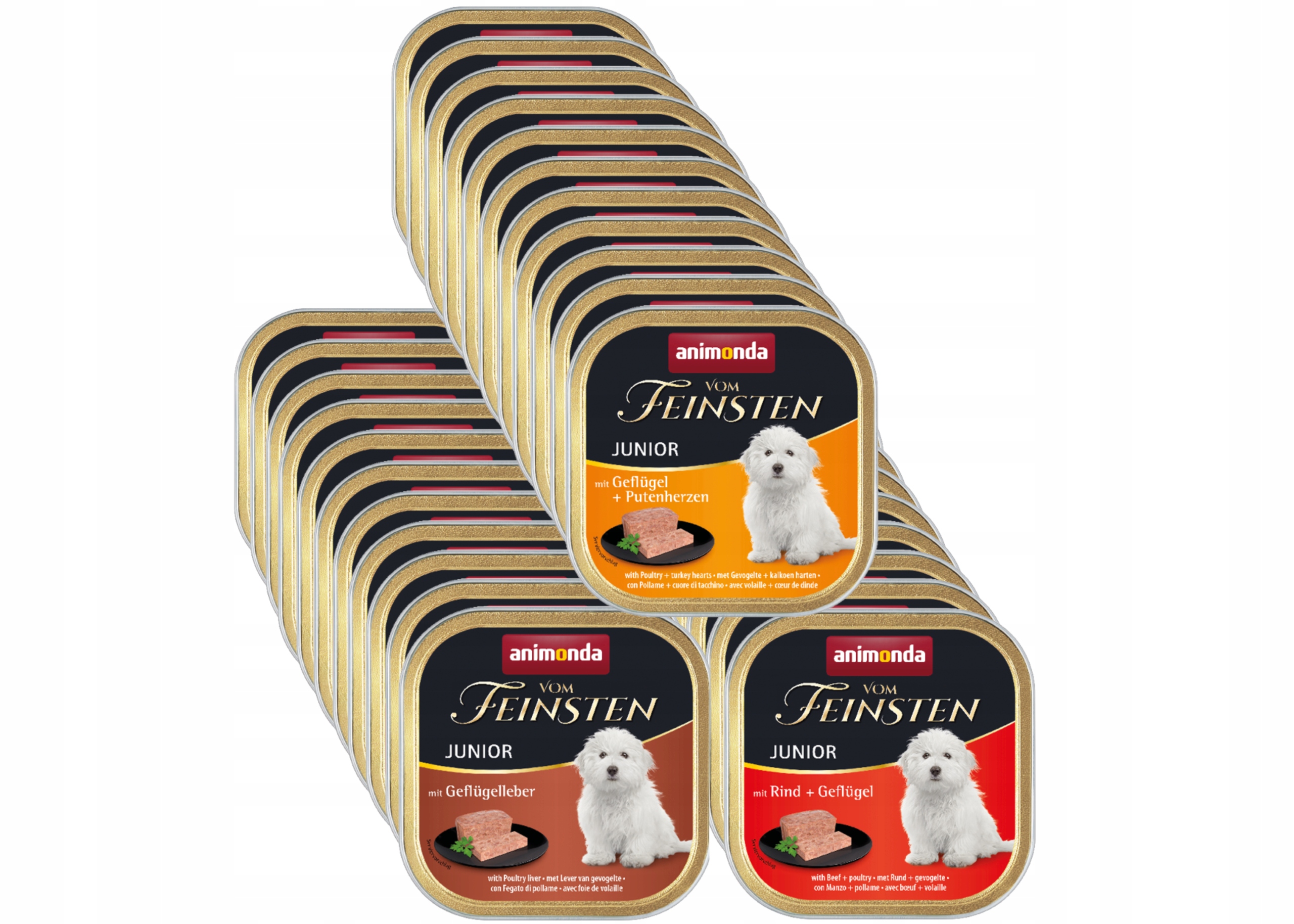 Levně Animonda Pies vom Feinsten Junior Set 33x150 g – mix chutí