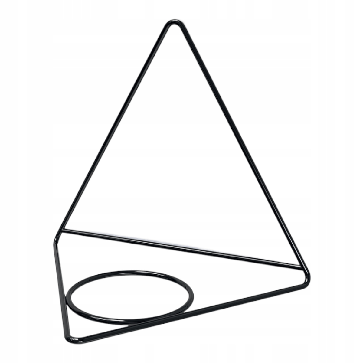 

Metalowy Kwietnik wiszący ścienny Trójkąt duży