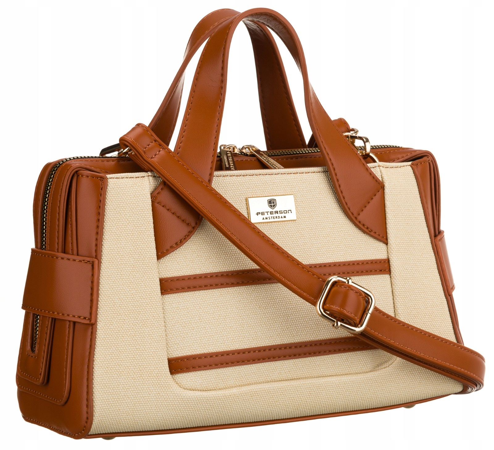 Dámská kabelka přes rameno městská kabelka elegantní přes rameno, prostorná, Peterson