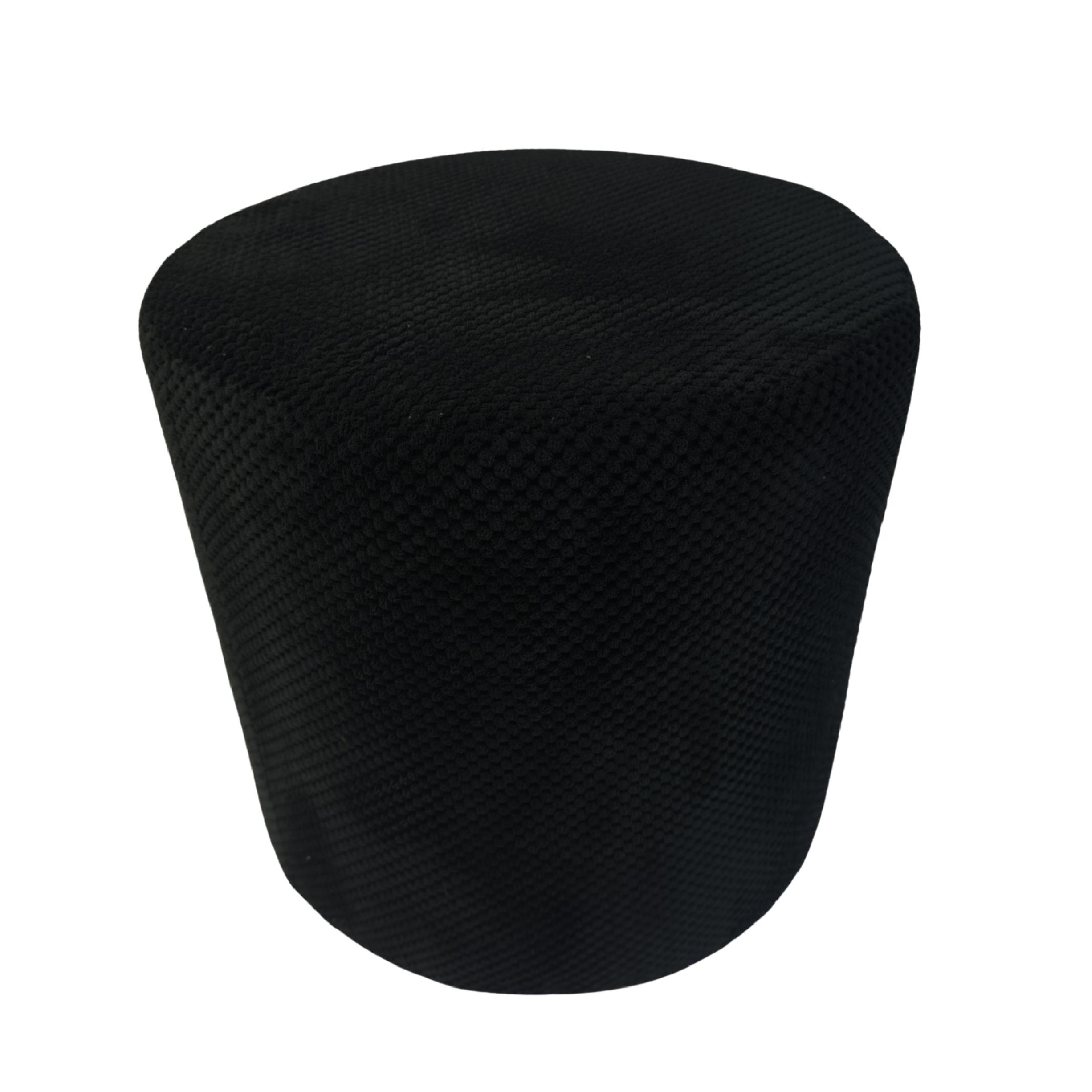 Taburet kulatá zefir dot černá