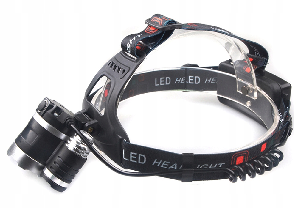 MOCNA LATARKA CZOŁOWA 3 x LED NA GŁOWĘ CZOŁÓWKA Model Cz-752DY