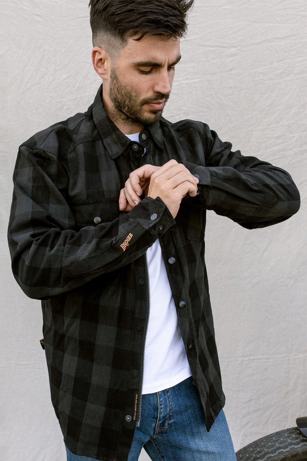 BROGER KOSZULA MOTOCYKLOWA ALASKA CZARNA 3XL Rozmiar XXXL