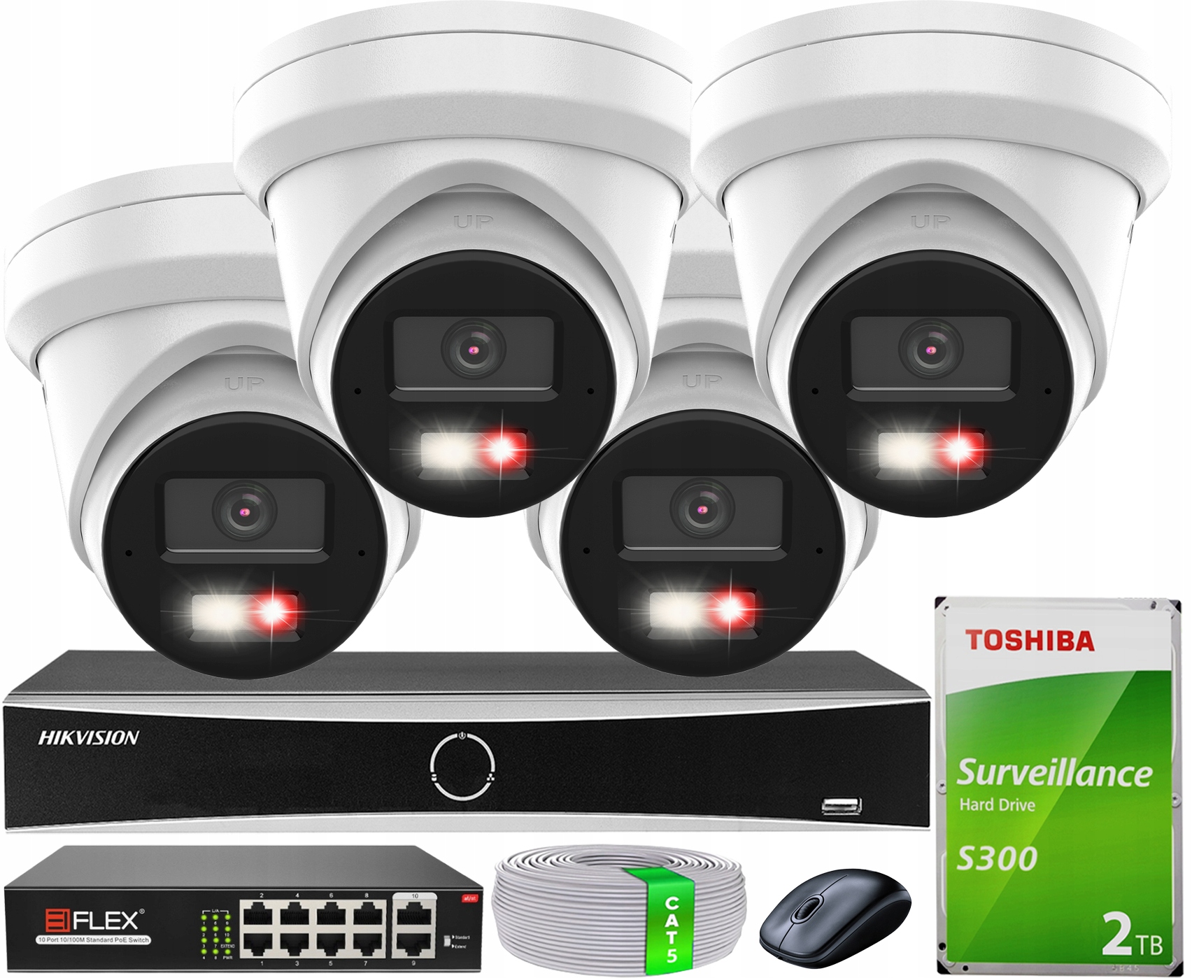 Monitorovacia kamera Hikvision DS-2CD2363G2-LI2U Ip 6MPx AcuSense Led 2TB