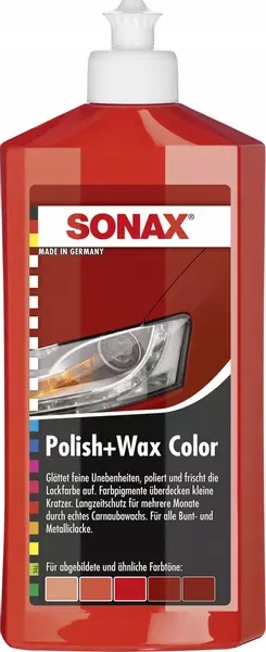 SONAX WOSK KOLORYZUJĄCY CZERWONY 250ML
