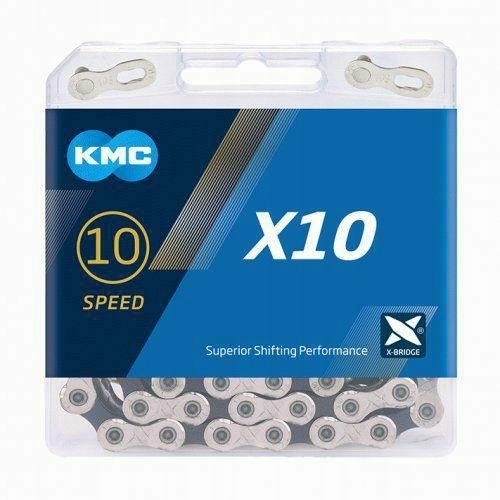 

Łańcuch Kmc X10 10rz srebrno-czarny box x114