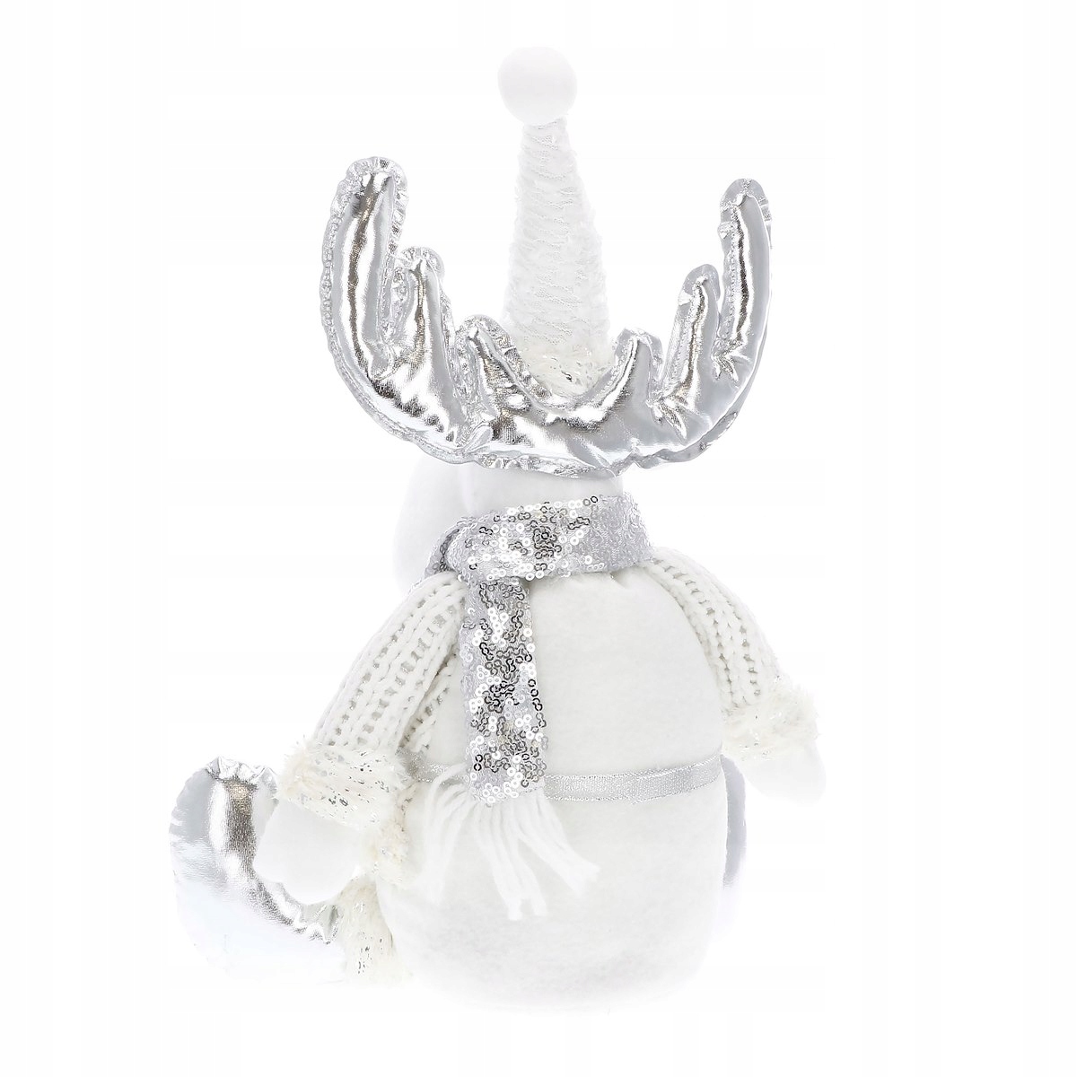 RENIFER FIGURKA ŚWIĄTECZNA DEKORACJA ŁOŚ OZDOBA NA PREZENT SIEDZĄCY Motyw renifer