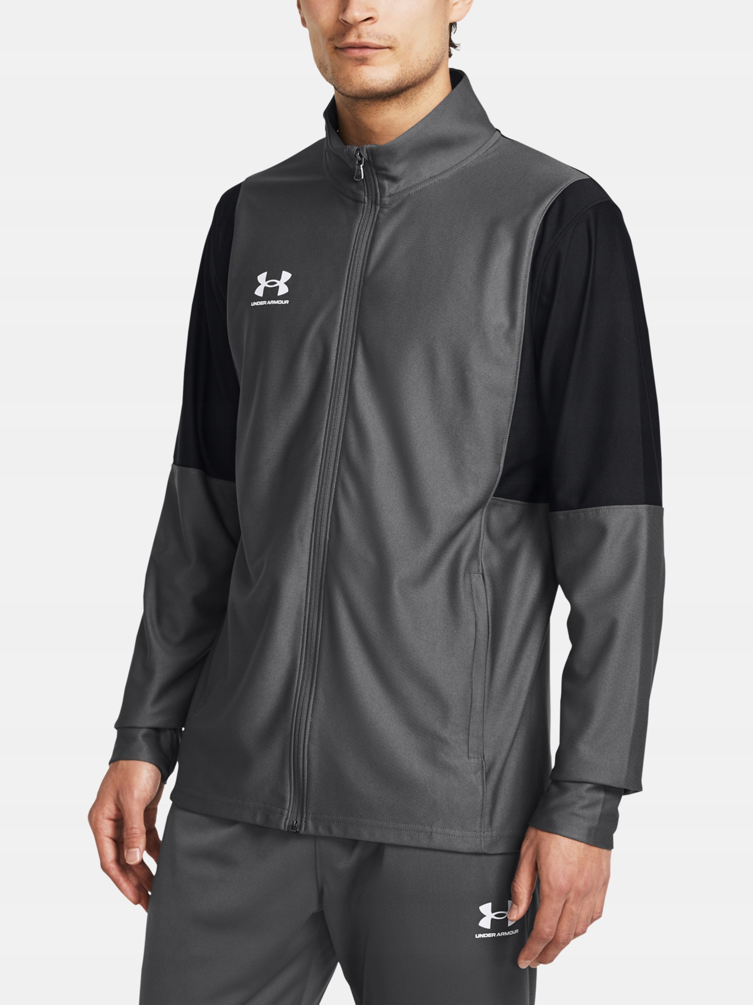 Under Armour Bunda Ua M's Ch. Track Jacket-GRY šedá
